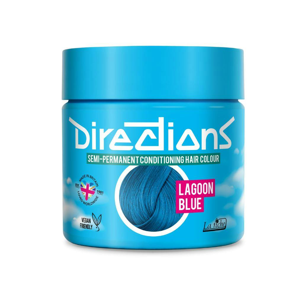 La Riche Blue Directions 6 X Directions Semi-Permanent Hair Color 100Ml Tubs - Lagoon