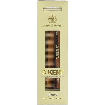 Kent Comb (A FOT) Brown Handmade Saw-Cut 112mm Mens Pocket Comb for Fine Hair - Image 5