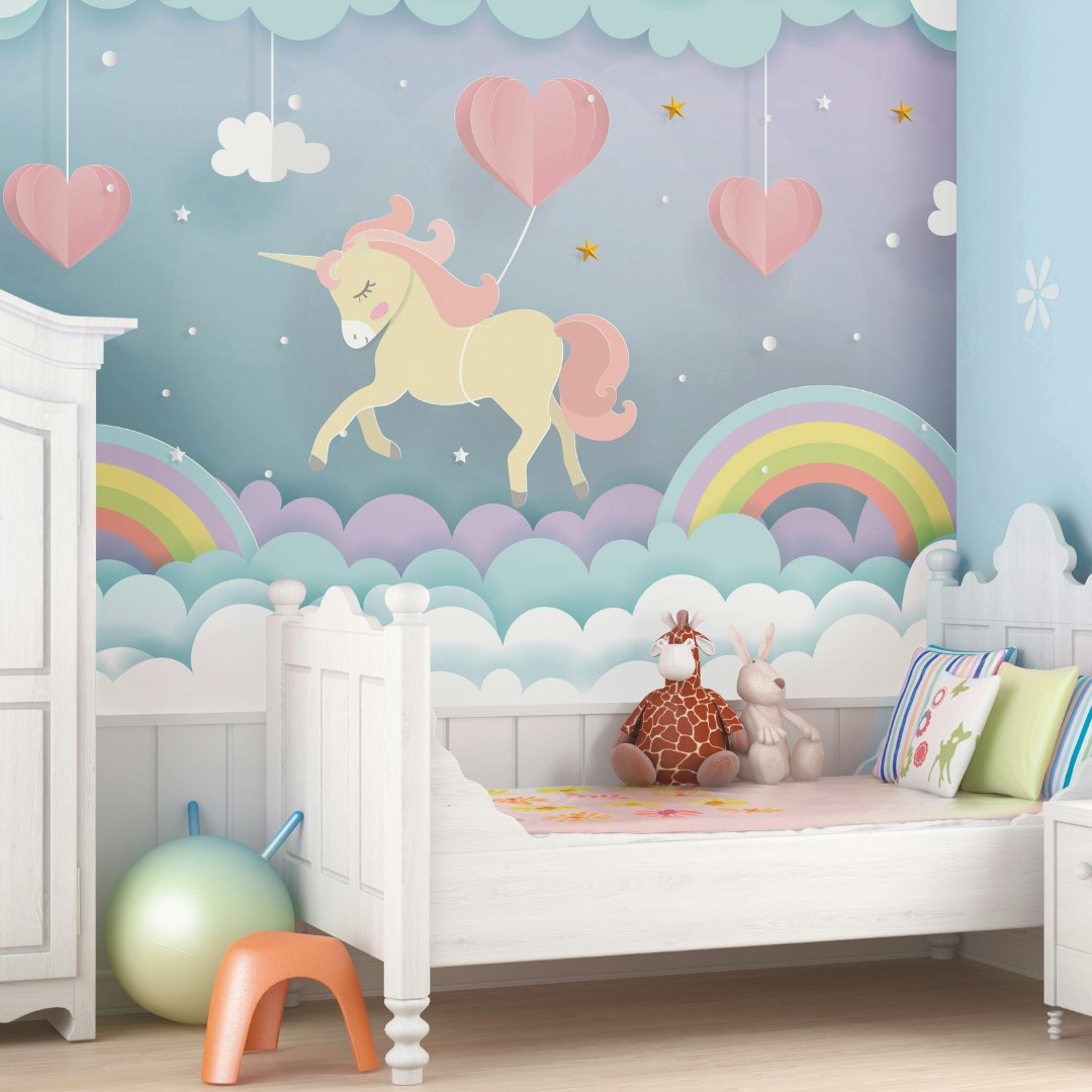 Rackhams Unicorn Dream Wall Mural - Medium - W300cm X H240cm