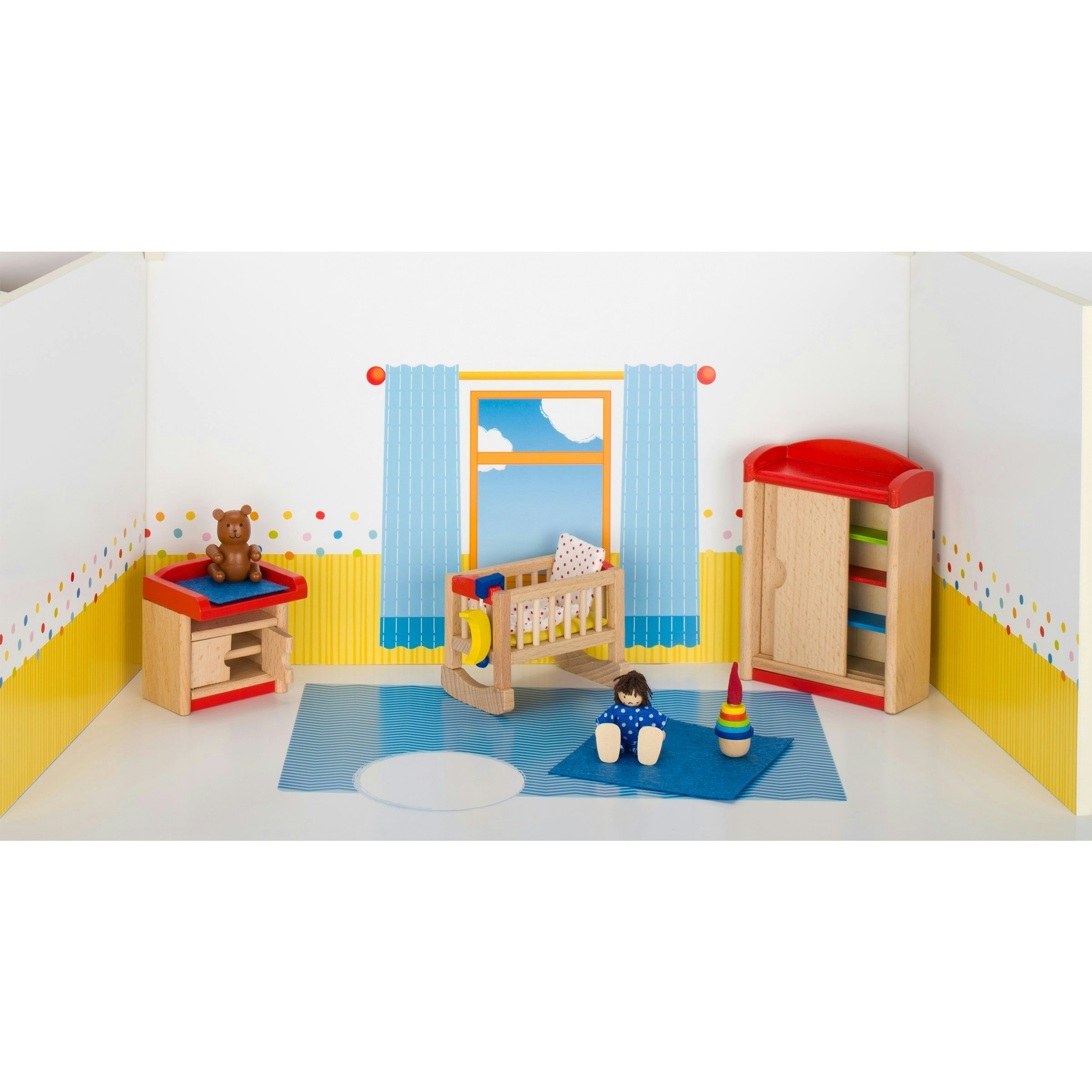 Goki Furniture For Flexible Puppets - Children's Room