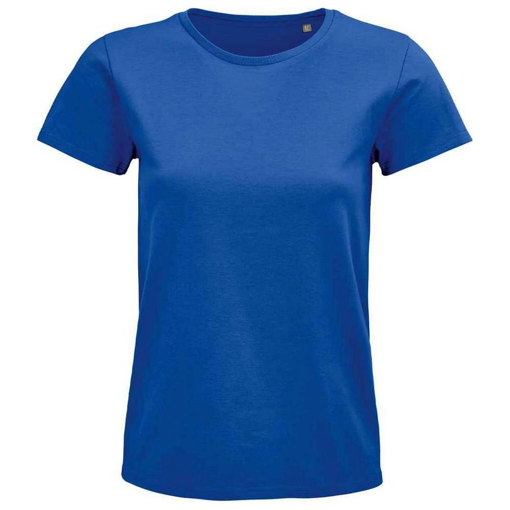 SOLS Womens/Ladies Pioneer Organic T-Shirt (Royal Blue) Cotton - Size Medium - Image 2