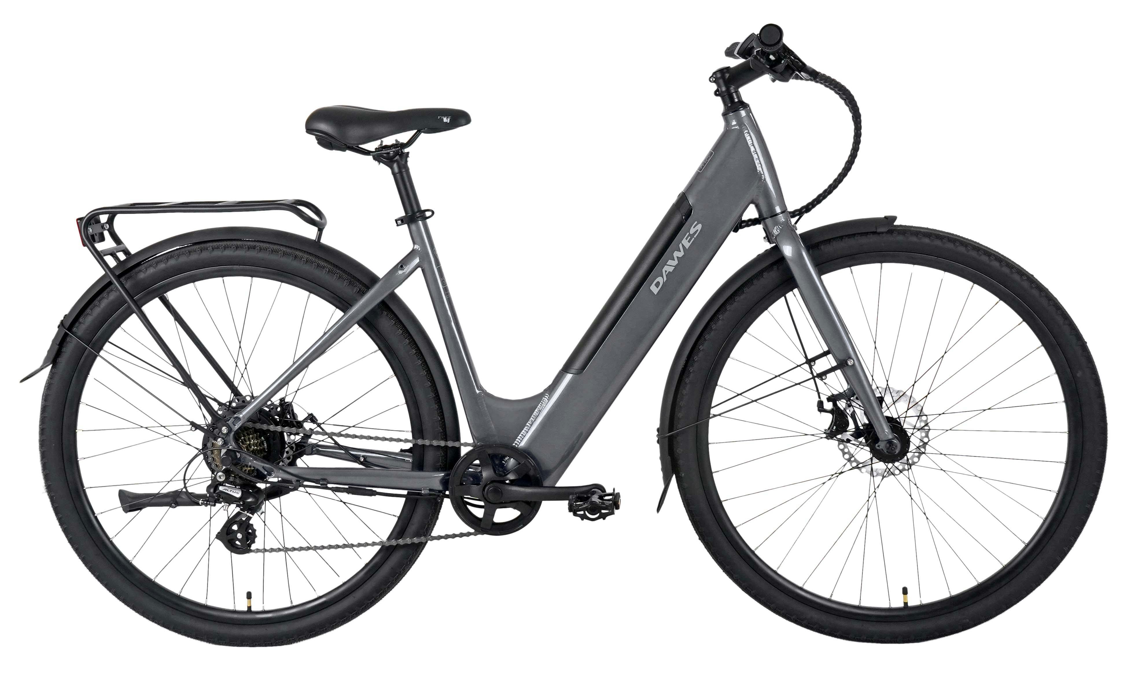 Dawes Scenic Low Step Electric Hybrid Bike - Hybrid Bike - Small
