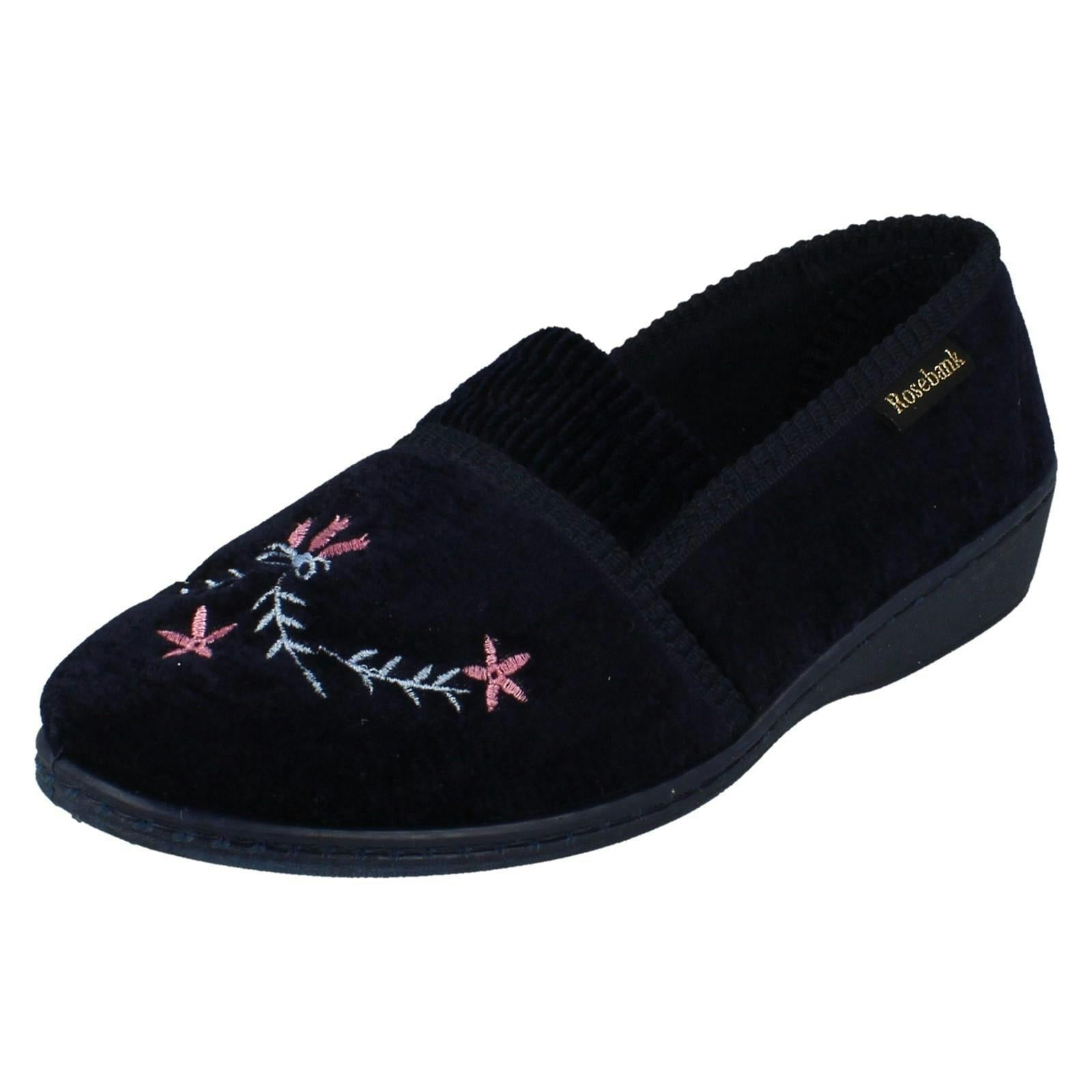 Rosebank Women's Casual Slippers Tanya - Navy - Uk 6