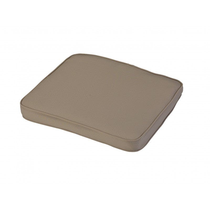 Rackhams Square Garden Seat Cushion (Colour Options Available) - Stone
