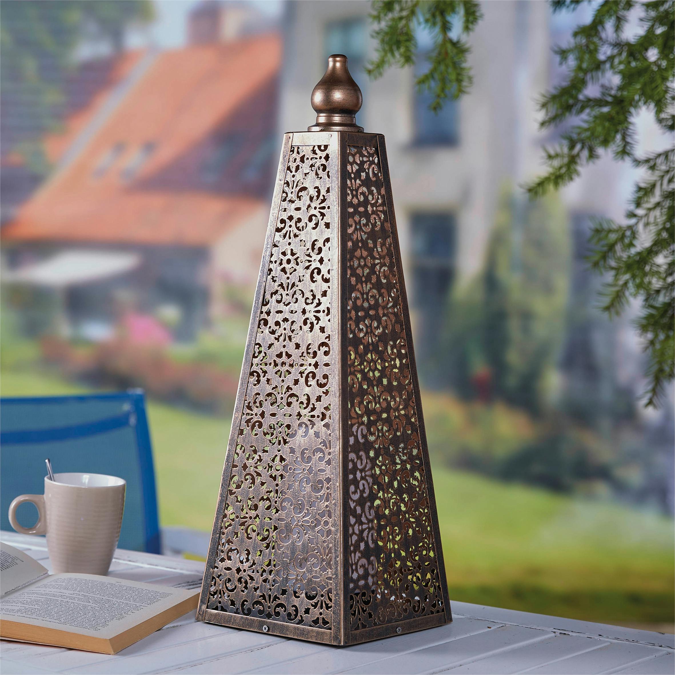 Rackhams Light Battery Luxor Style Pyramid Lamp