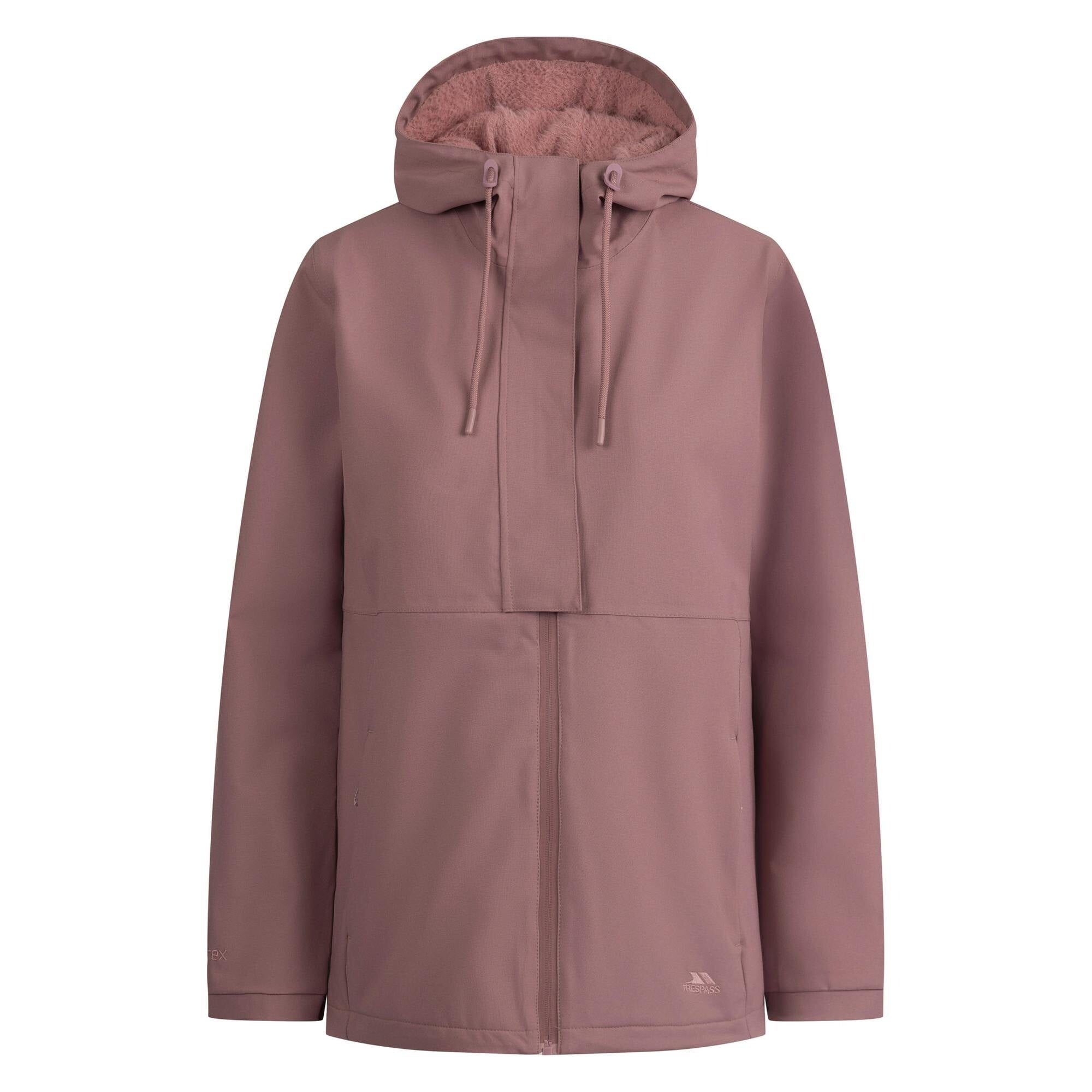 Trespass (Xs, Faded Rose) Womens/Ladies Jodie Waterproof Jacket - Image 3