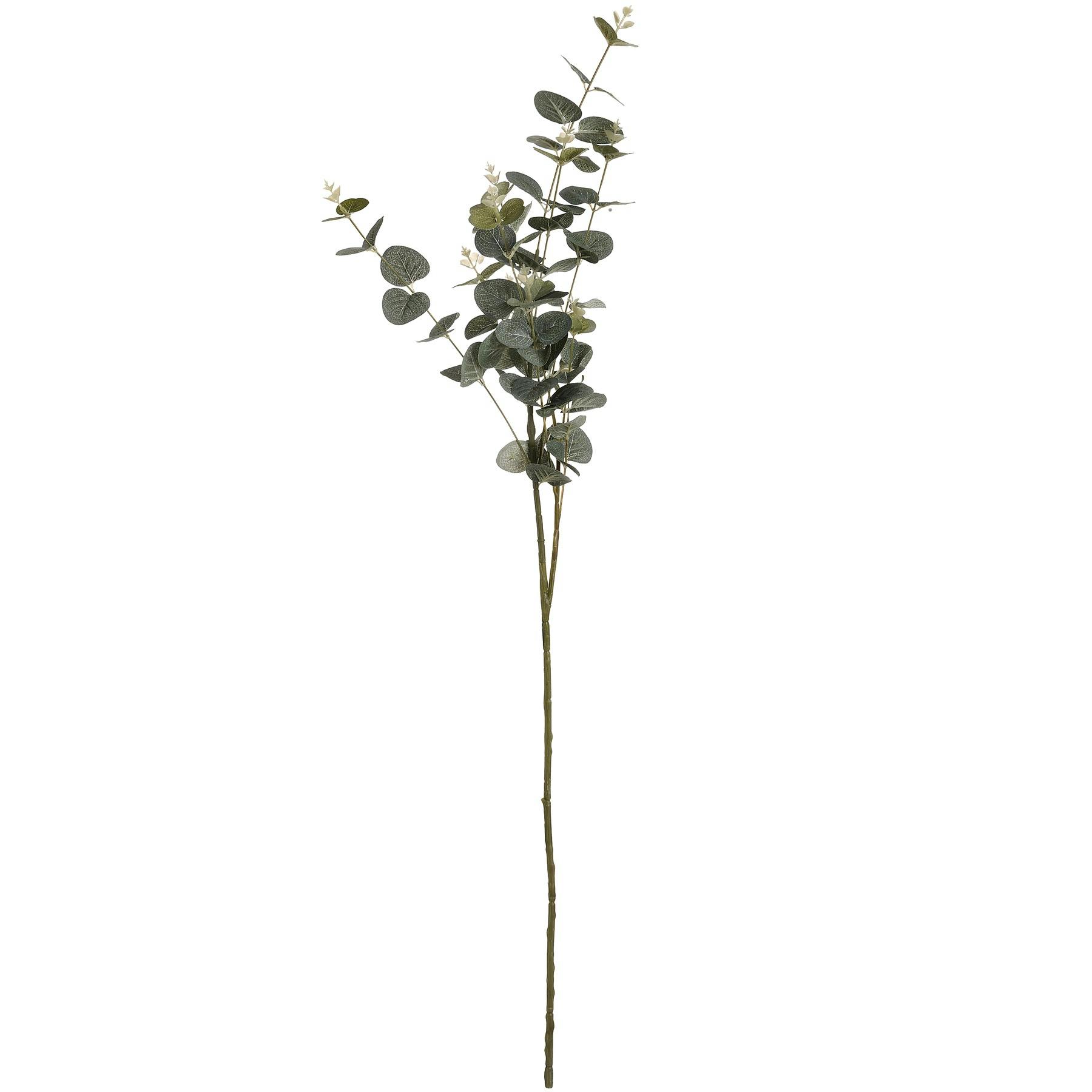 Hill Interiors Green Artificial Cineraria Eucalyptus Spray - One Size - 100% Mixed