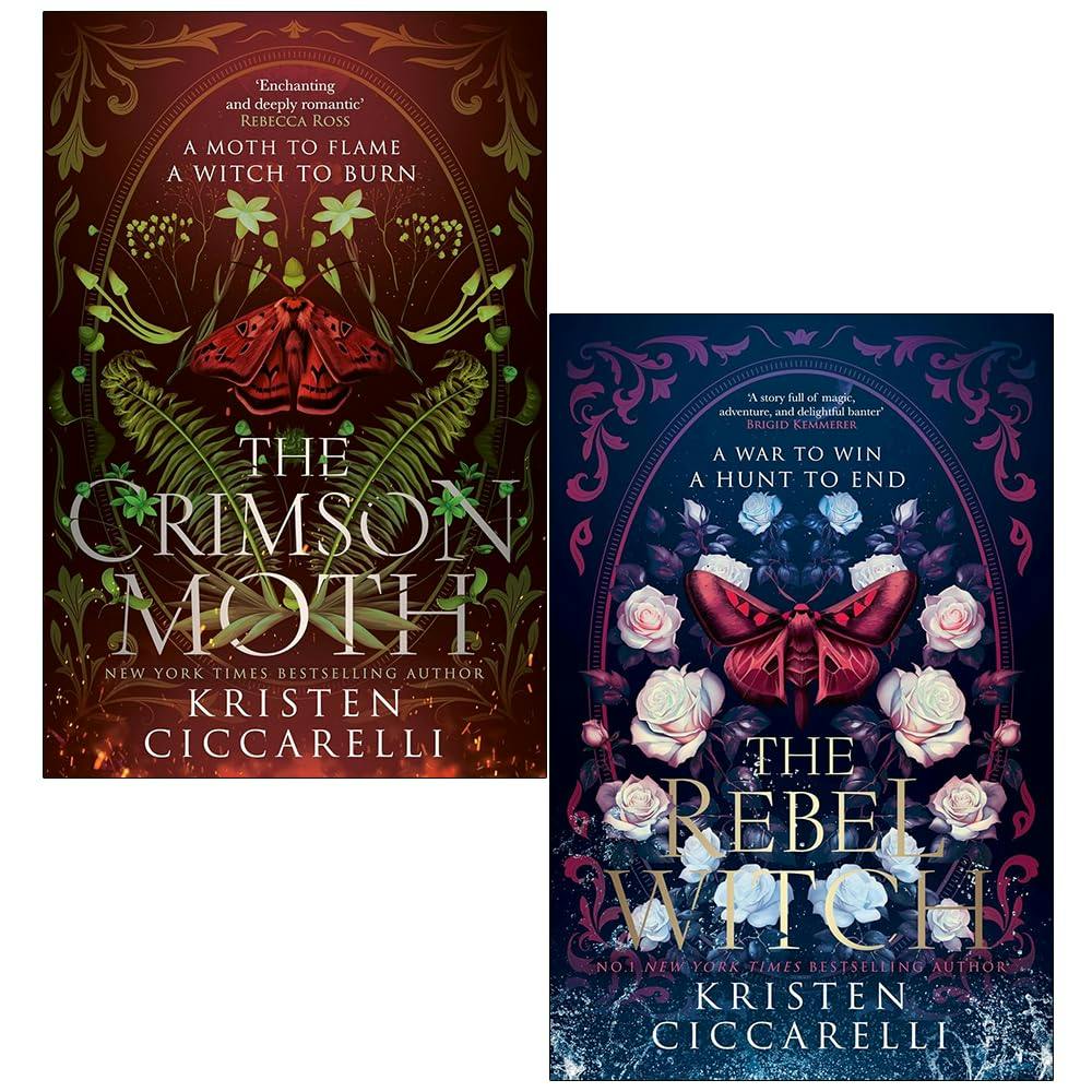 Various Publishers The Crimson Moth Series 2 Books Collection Set By Kristen Ciccarelli (The Crimson Moth And The Rebel Witch)