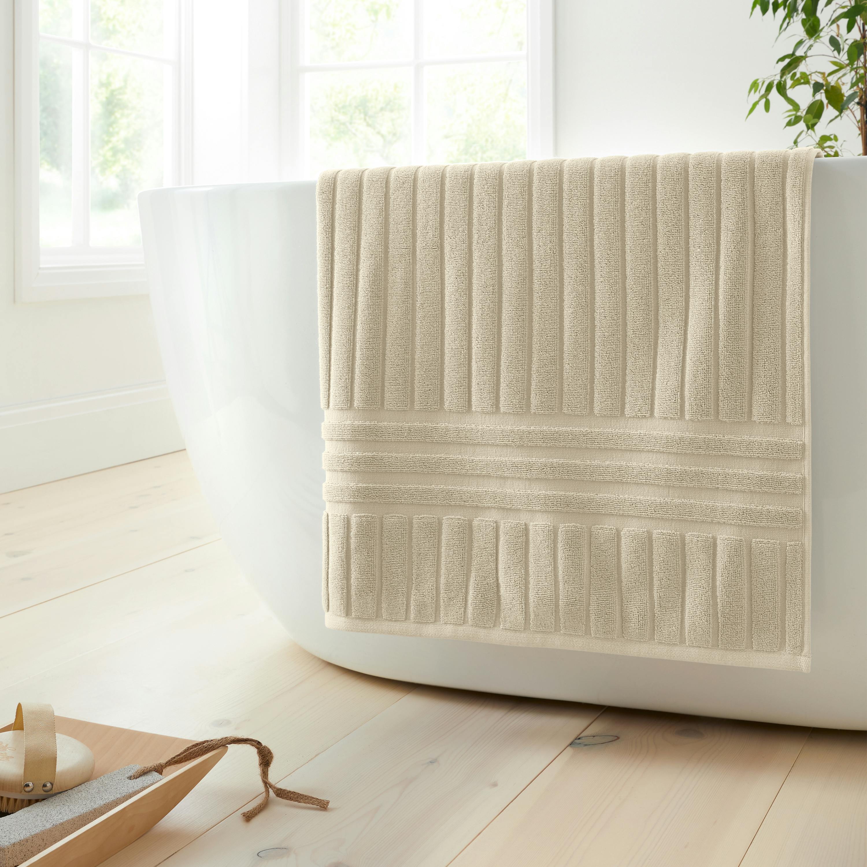 Rackhams Hotel Cotton Towel Natural - Bath Sheet - Natural