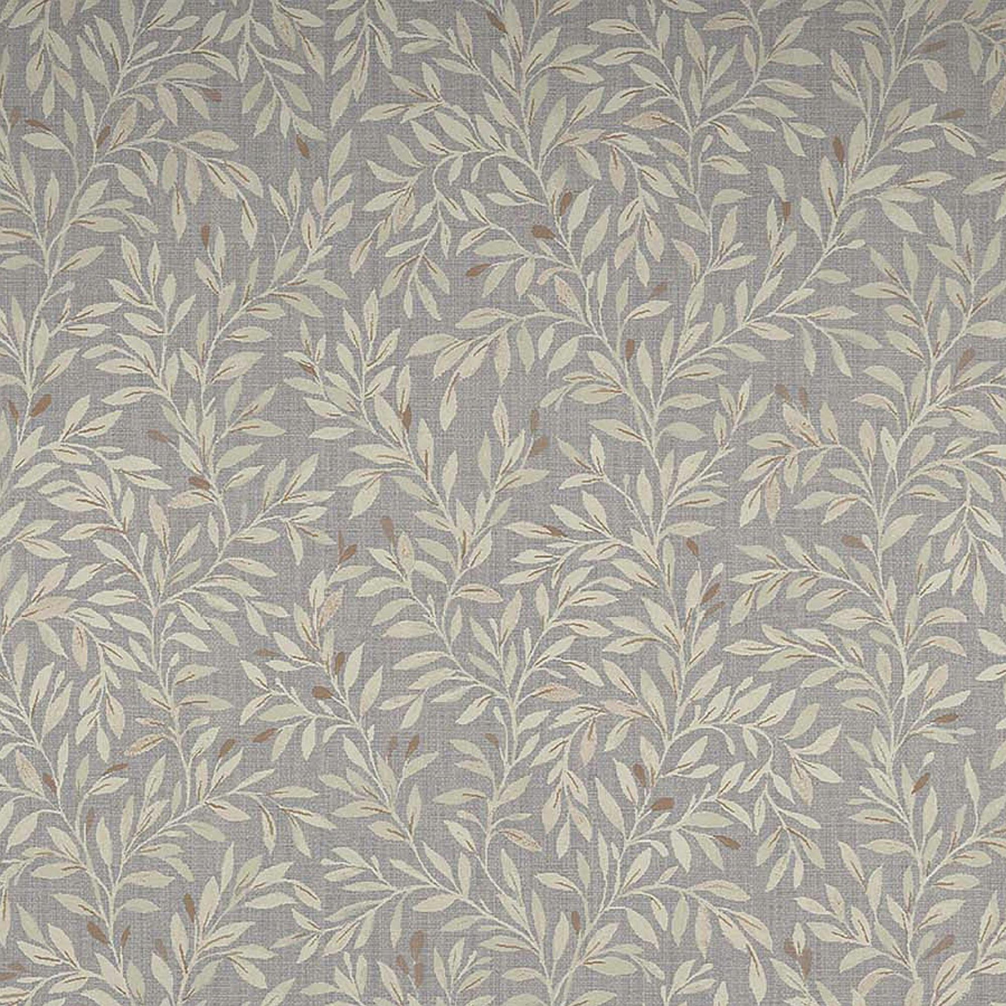 Rackhams Grey Ditsy Leaf Wallpaper - 10M
