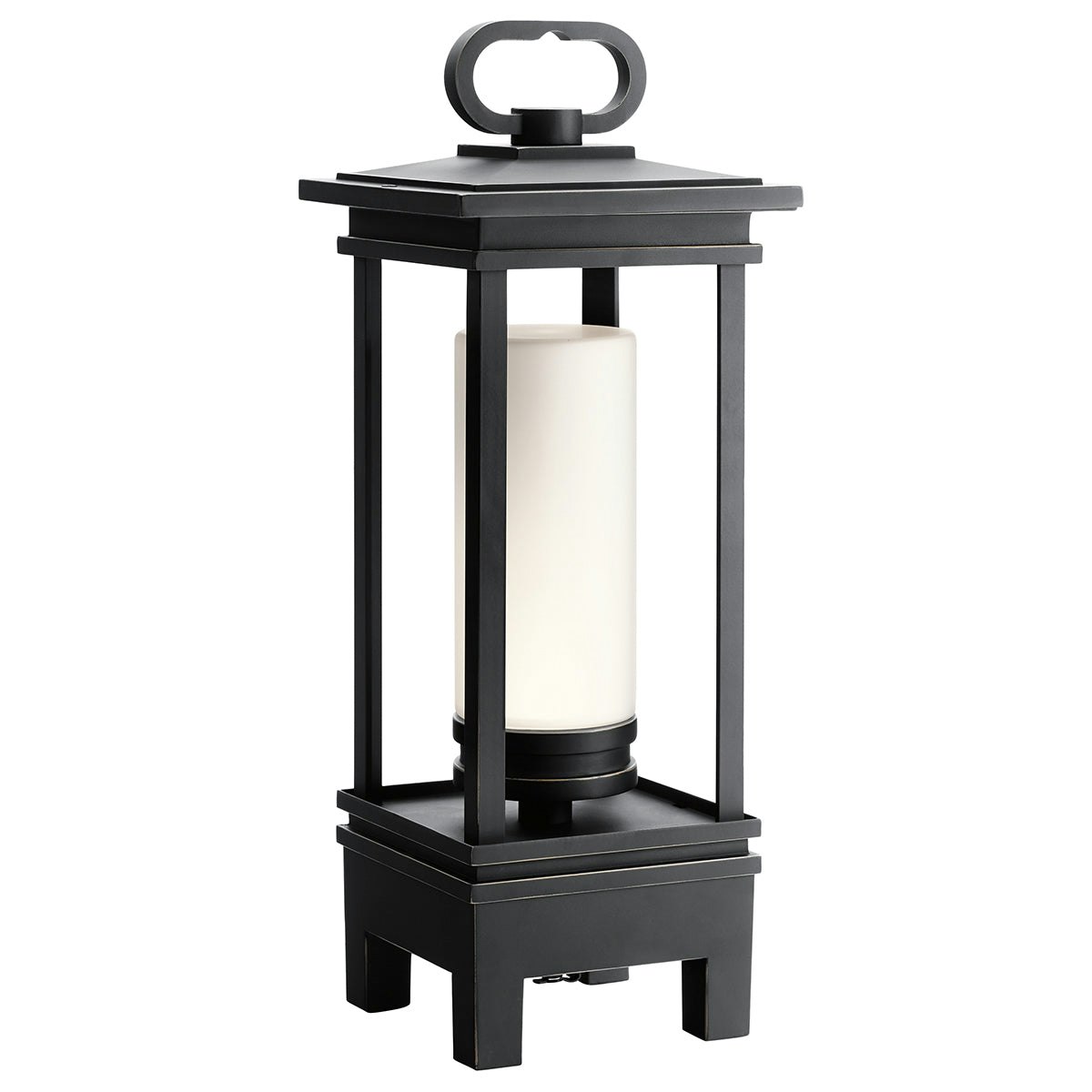 Rackhams Bronze/Light Outdoor Ip44 Bluetooth Lantern Rubbed Led 3W Bulb Fitting D01813
