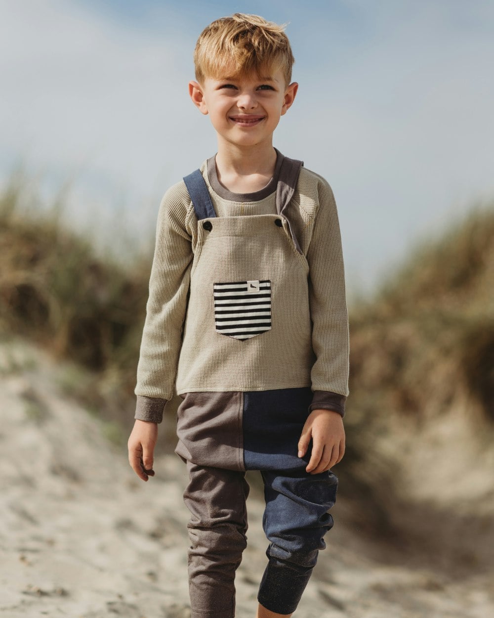 Turtledove London Multicolour Colourblock Dungarees - Multi - 6-12 Months