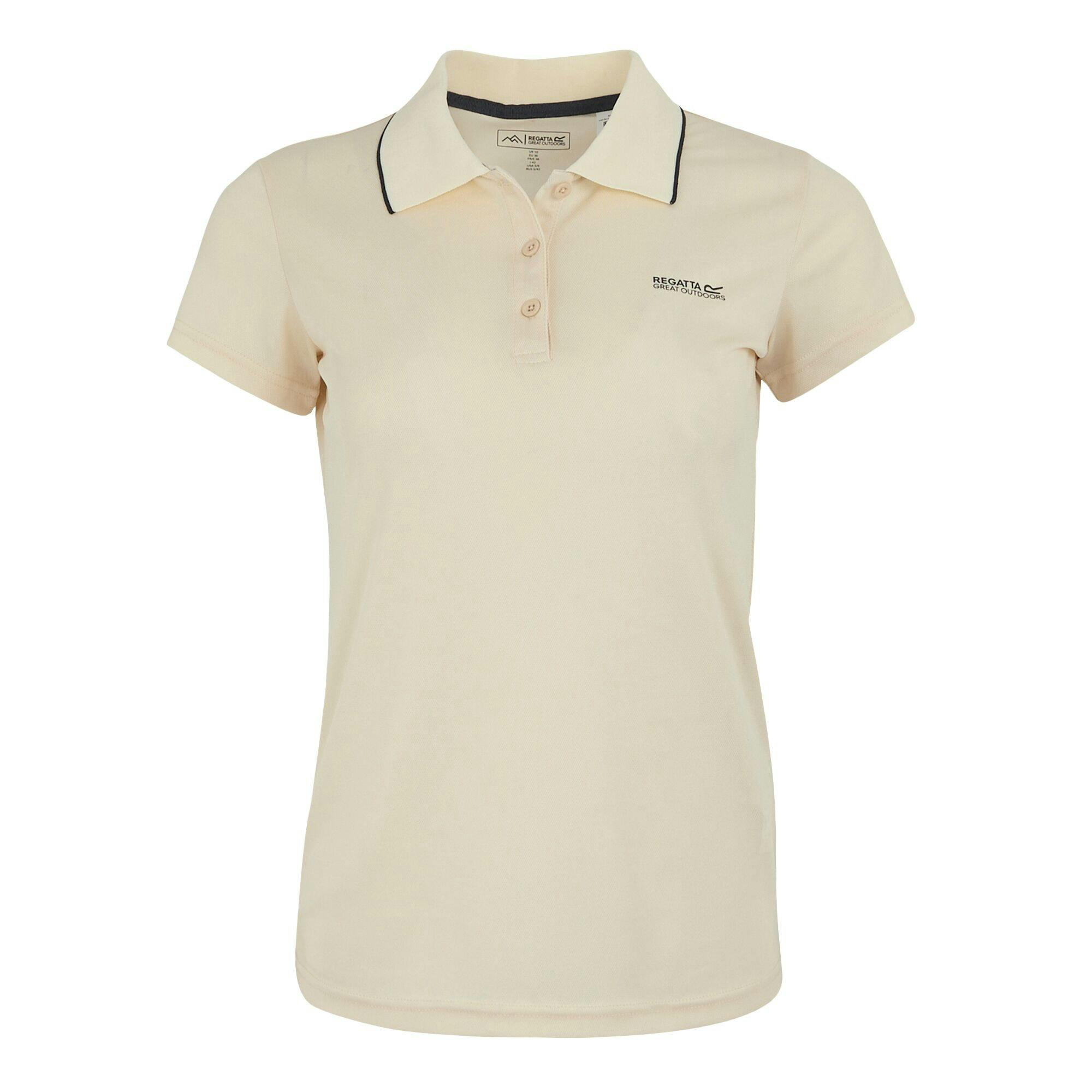 Regatta (8 Uk, Light Vanilla) Womens/Ladies Maverick V Polo Shirt - Image 2