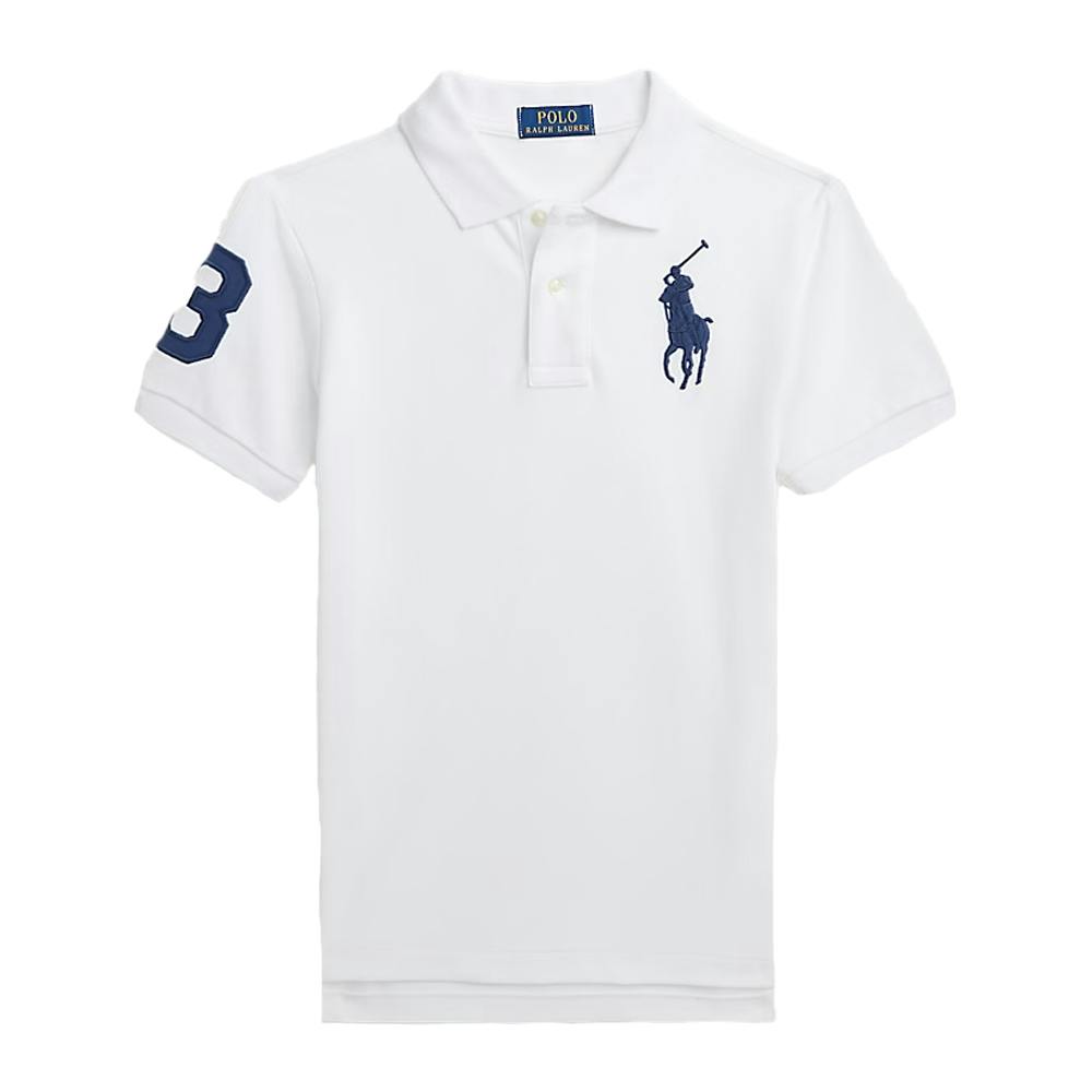 Ralph Lauren White Kids Rugby Polo Shirt - 5 Years - 100% Mixed