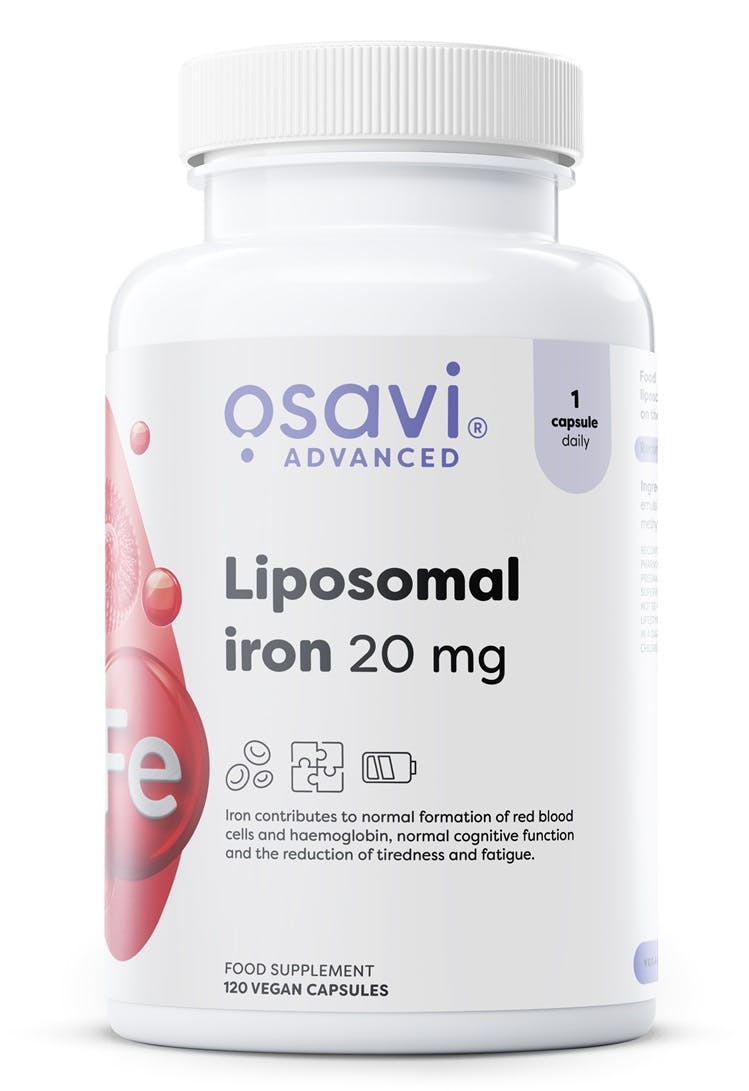 Osavi Liposomal Iron 20Mg 120 Vegan Caps - Image 6