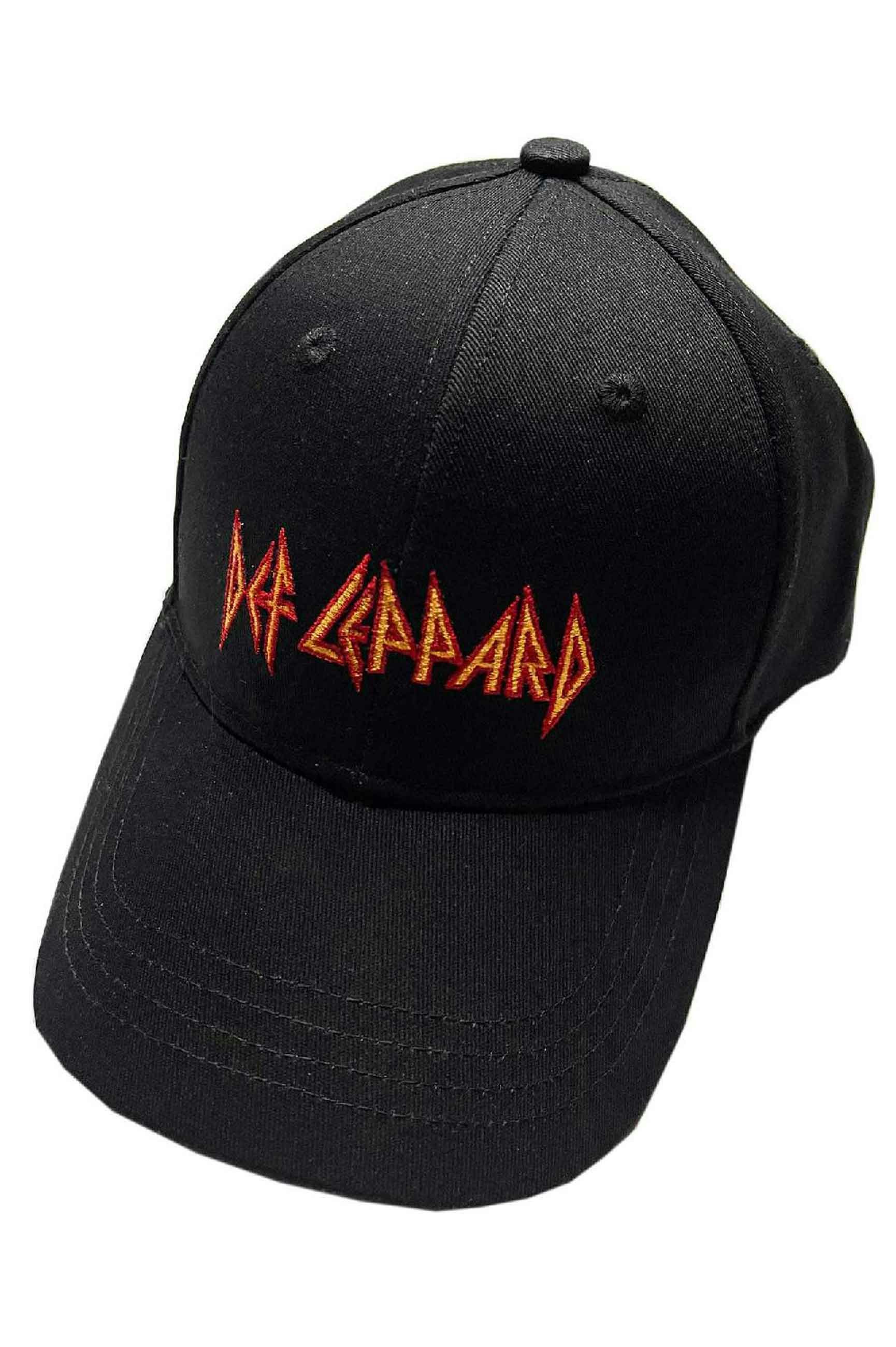 Paradiso Clothing Unisex Black Paradiso Def Leppard Text Band Logo Strapback
