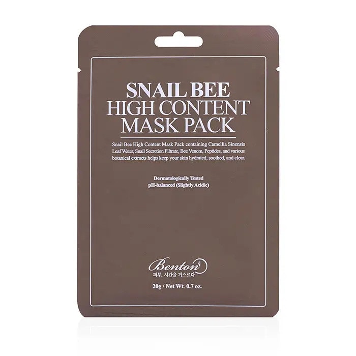 Benton Snail Bee High Content Mask - - Single