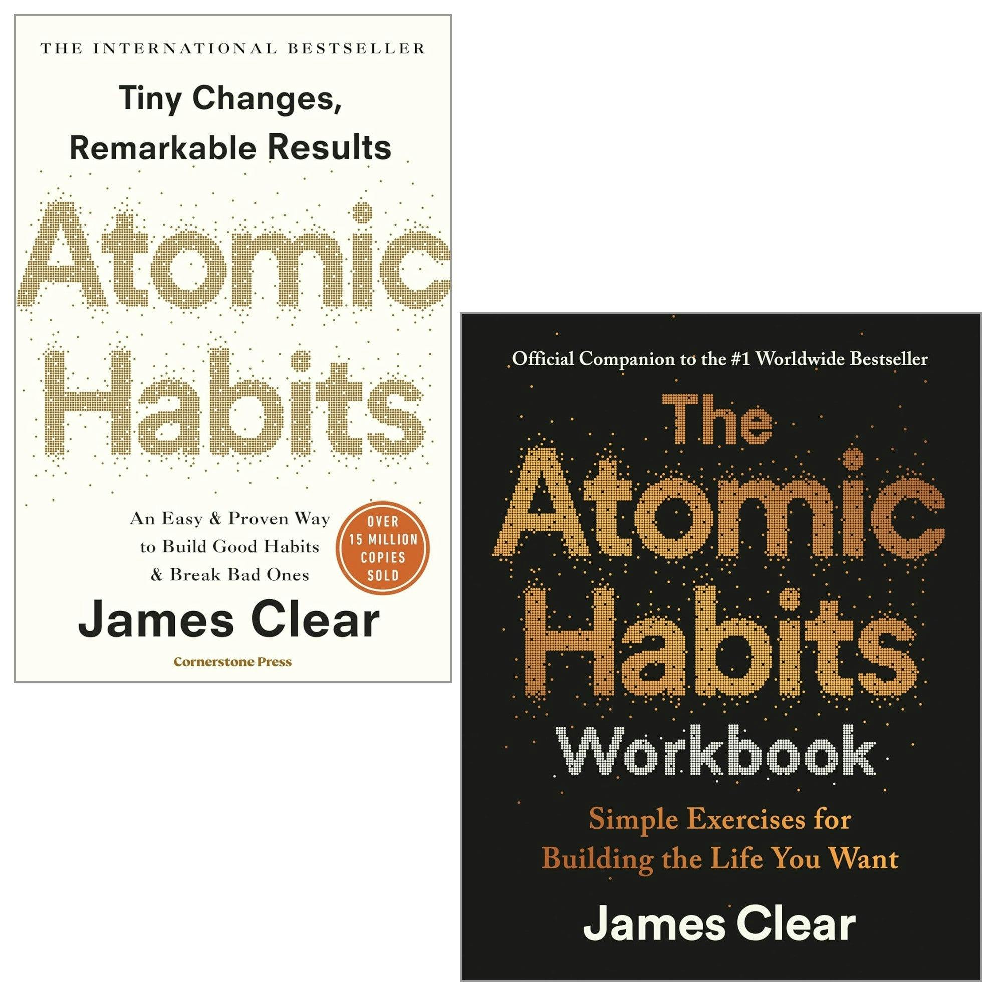 Various Publishers Atomic Habits & The Atomic Habits Workbook – 2 Books Collection Set By James Clear | Build Good Habits & Break Bad Ones