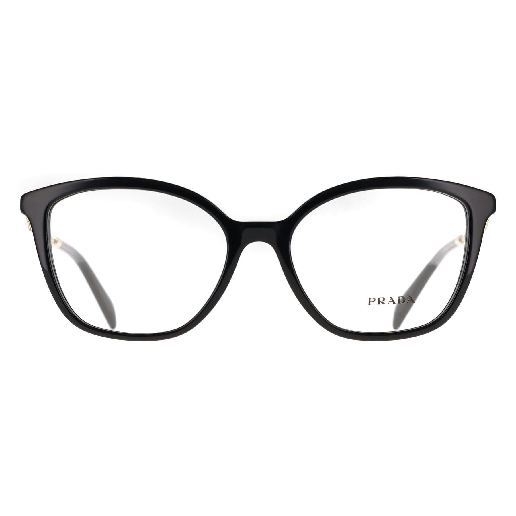 Prada Glasses Frames PR02ZV 1AB1O1 Black Women - Image 6