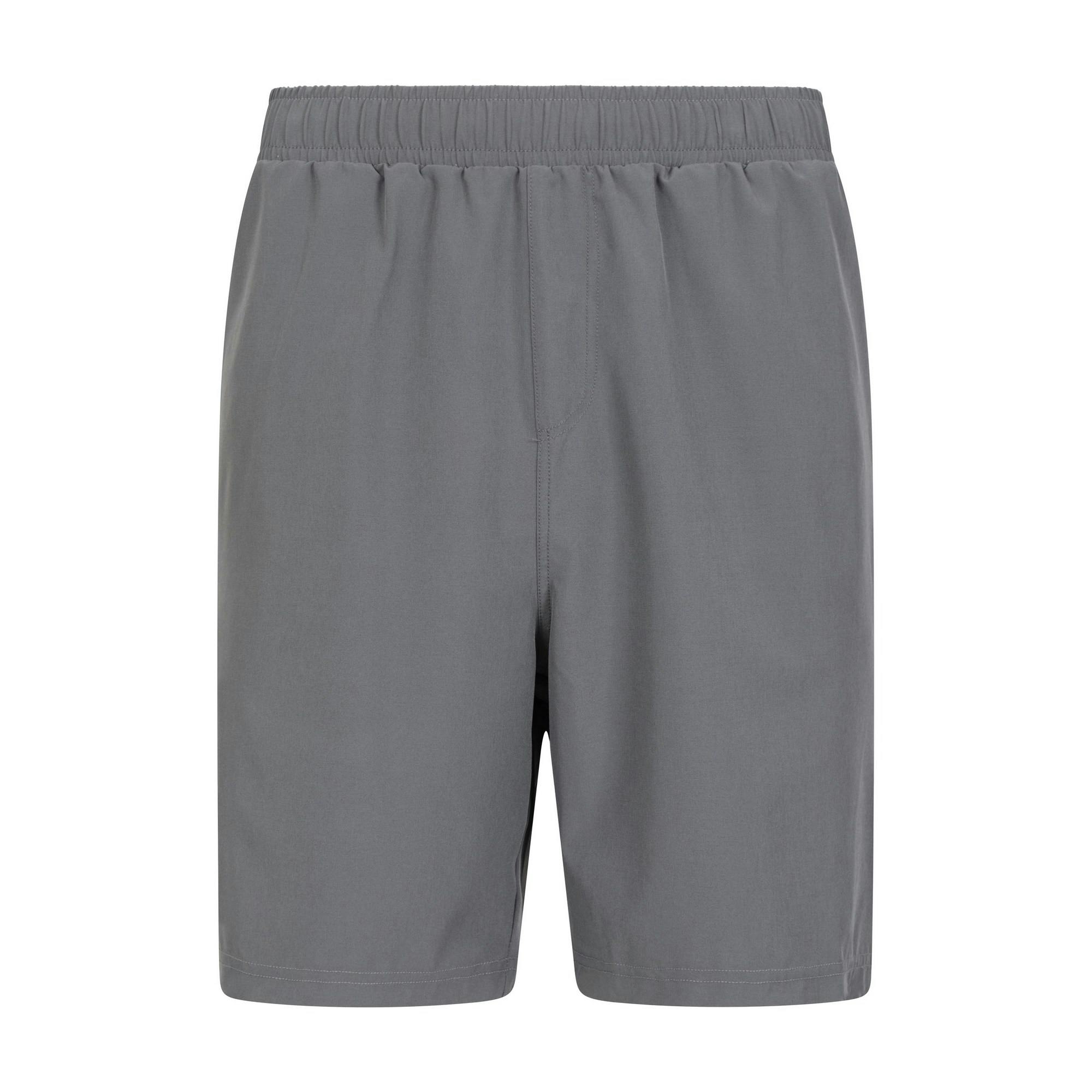 Mountain Warehouse Men's Hurdle Shorts - Charcoal - Xxs - Charcoal - 92% Polyester/8% Elastane