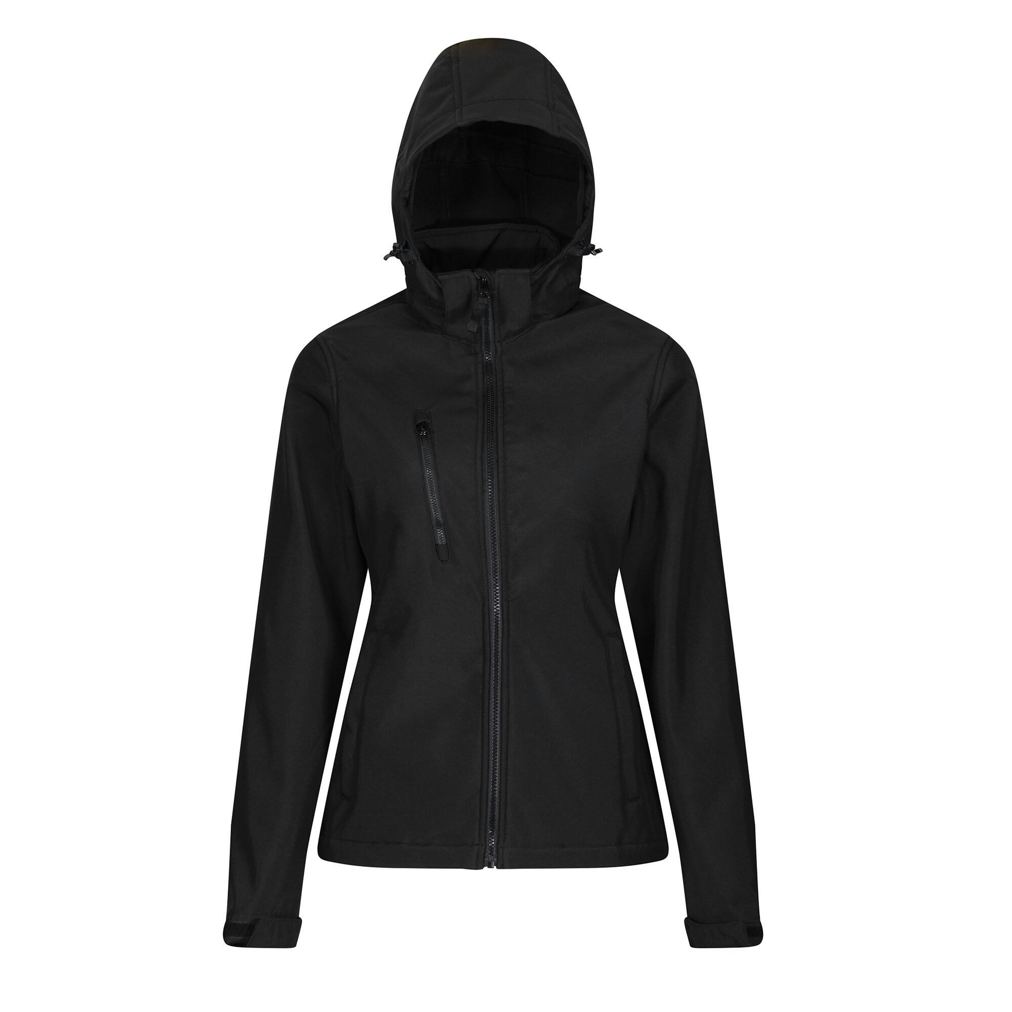 Regatta Women's Black Professional / 3 Layer Membrane Soft Shell Jacket - Size 18 Uk