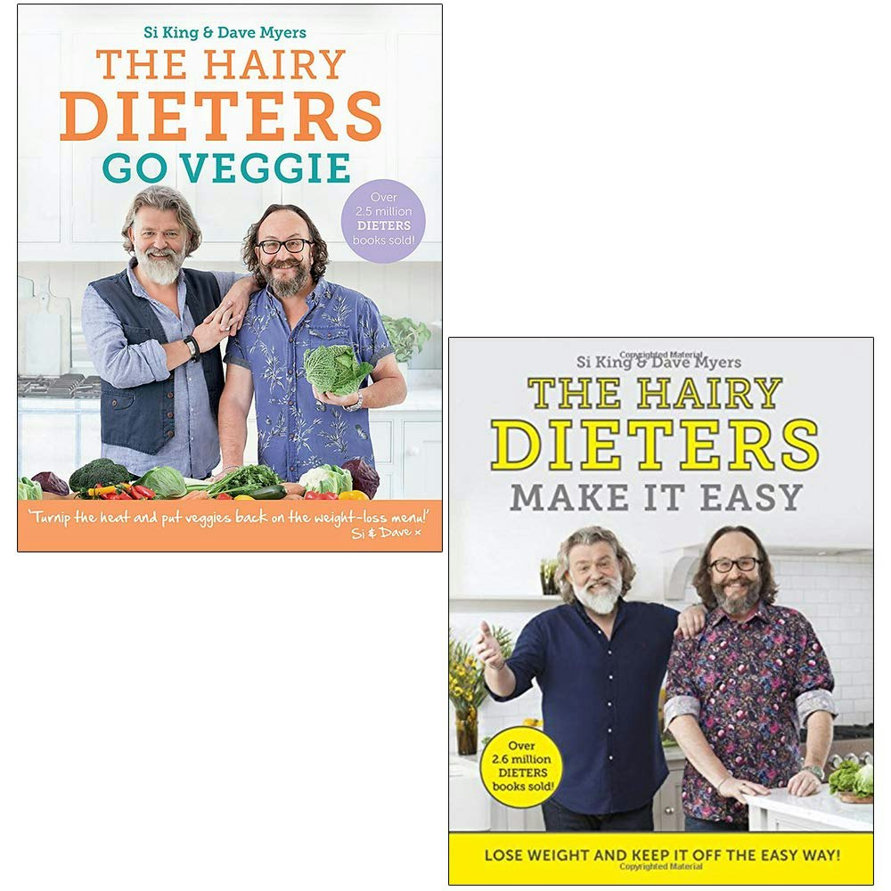 Orion/Seven Dials Hairy Bikers 2 Books Collection Set (The Hairy Dieters Go Veggie, The Hairy Dieters Make It Easy)