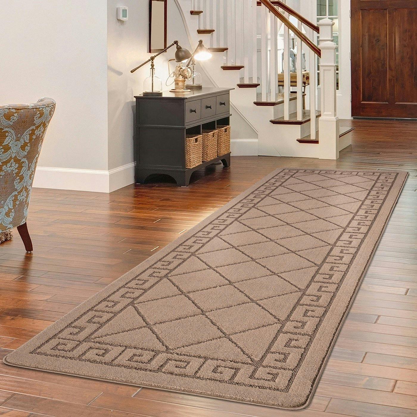 Rackhams Beige Tribela Gel Mat - 80Cm X 300Cm (2.6Ft X 9.8Ft)
