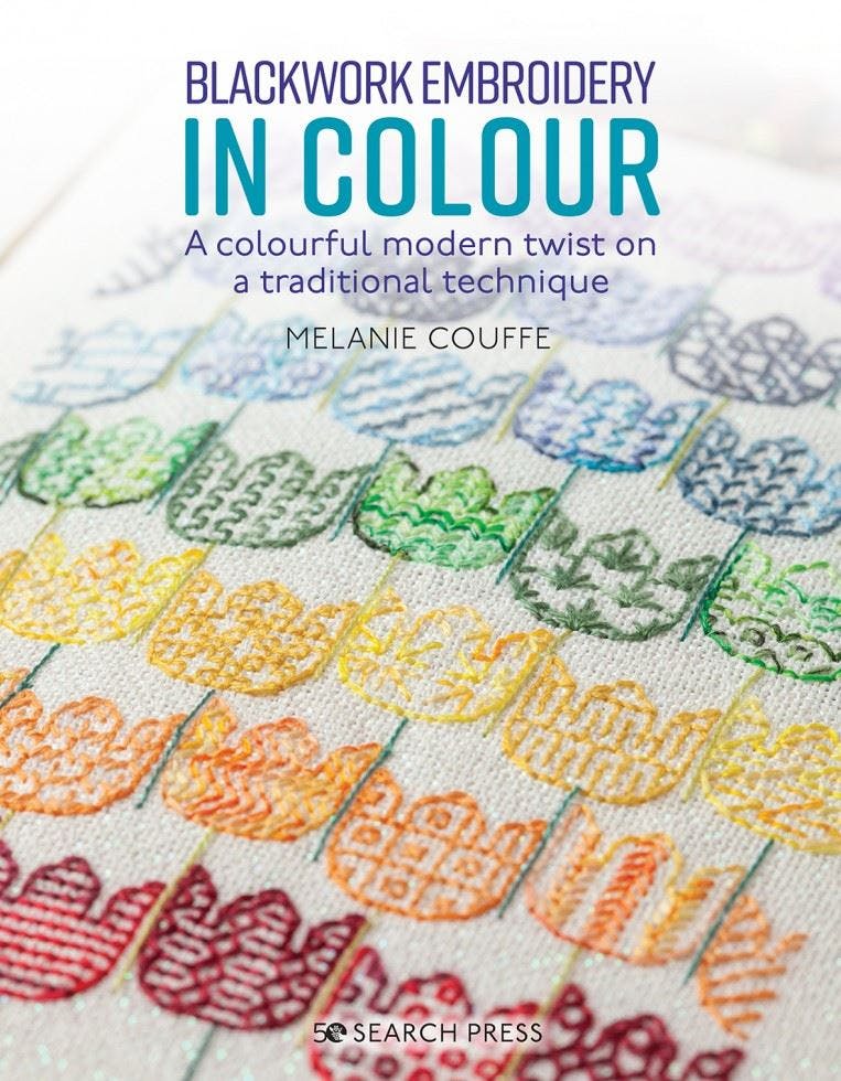 Blackwork Embroidery in Colour: A colourful modern twist on a traditional technique - Image 8