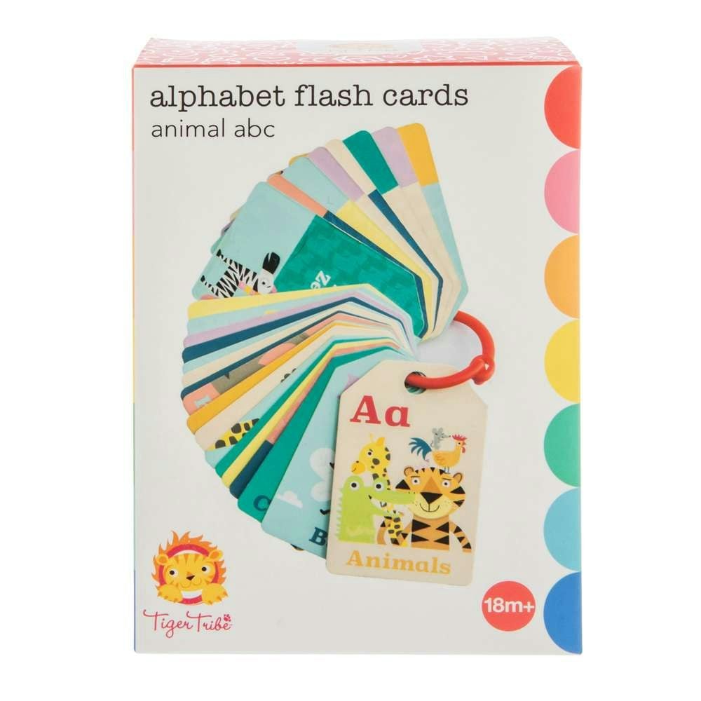 Tiger Tribe Flash Cards - Animal Abc
