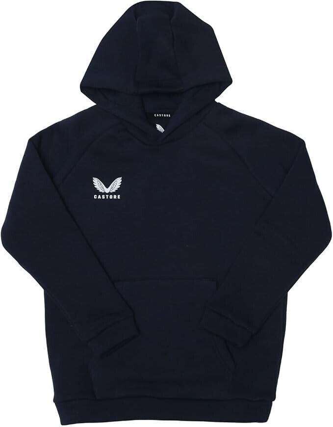 Castore Boys / Girls Fleece Overhead Hoodie Navy - Lb - 11-12 Years