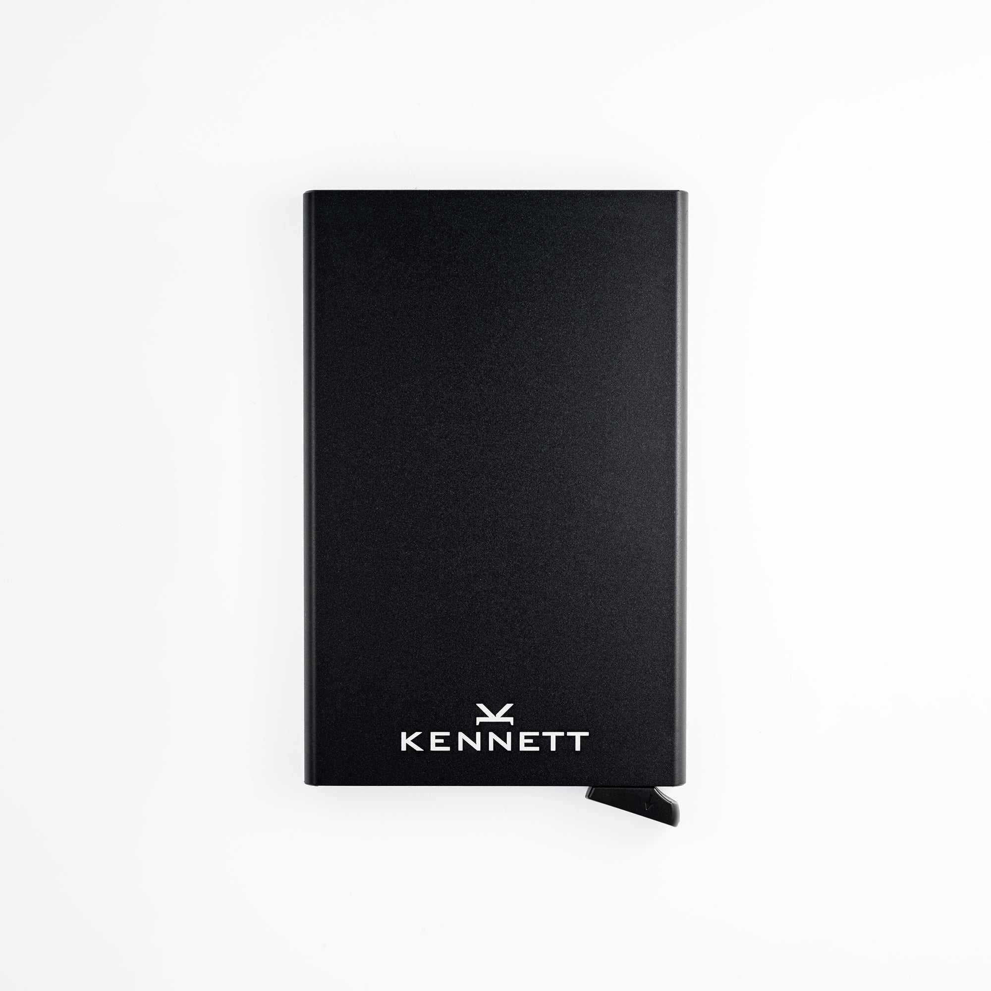 Kennett Black Card Holder Smart Wallet – Rfid Blocking & Slim Design