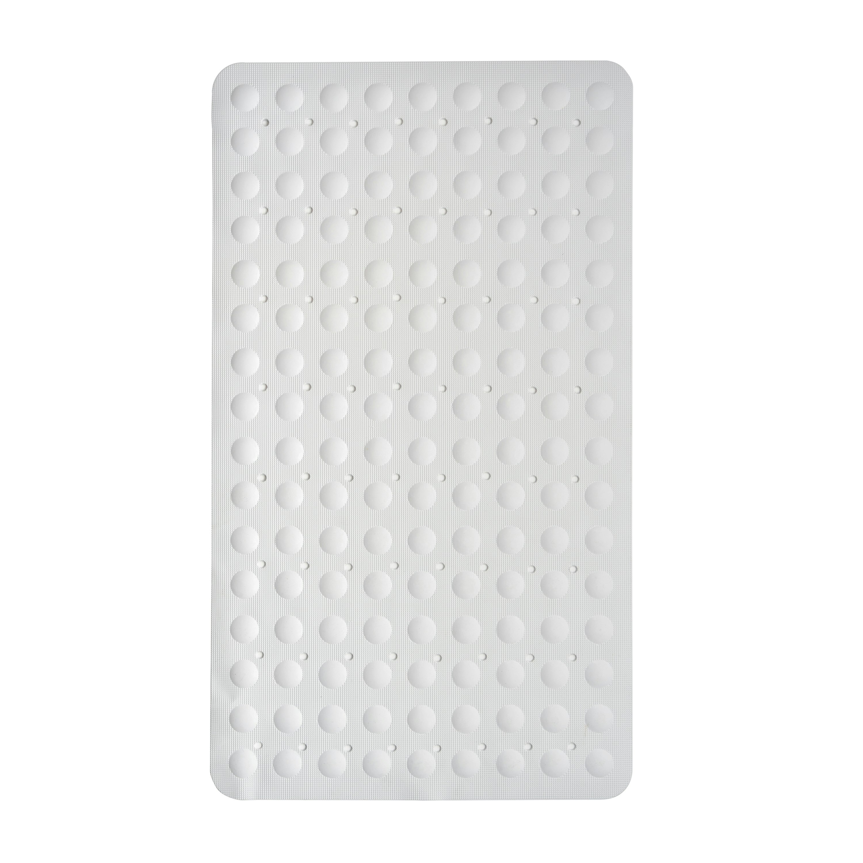 Showerdrape White Orbit Anti Slip Bath Mat 70Cm X 40Cm