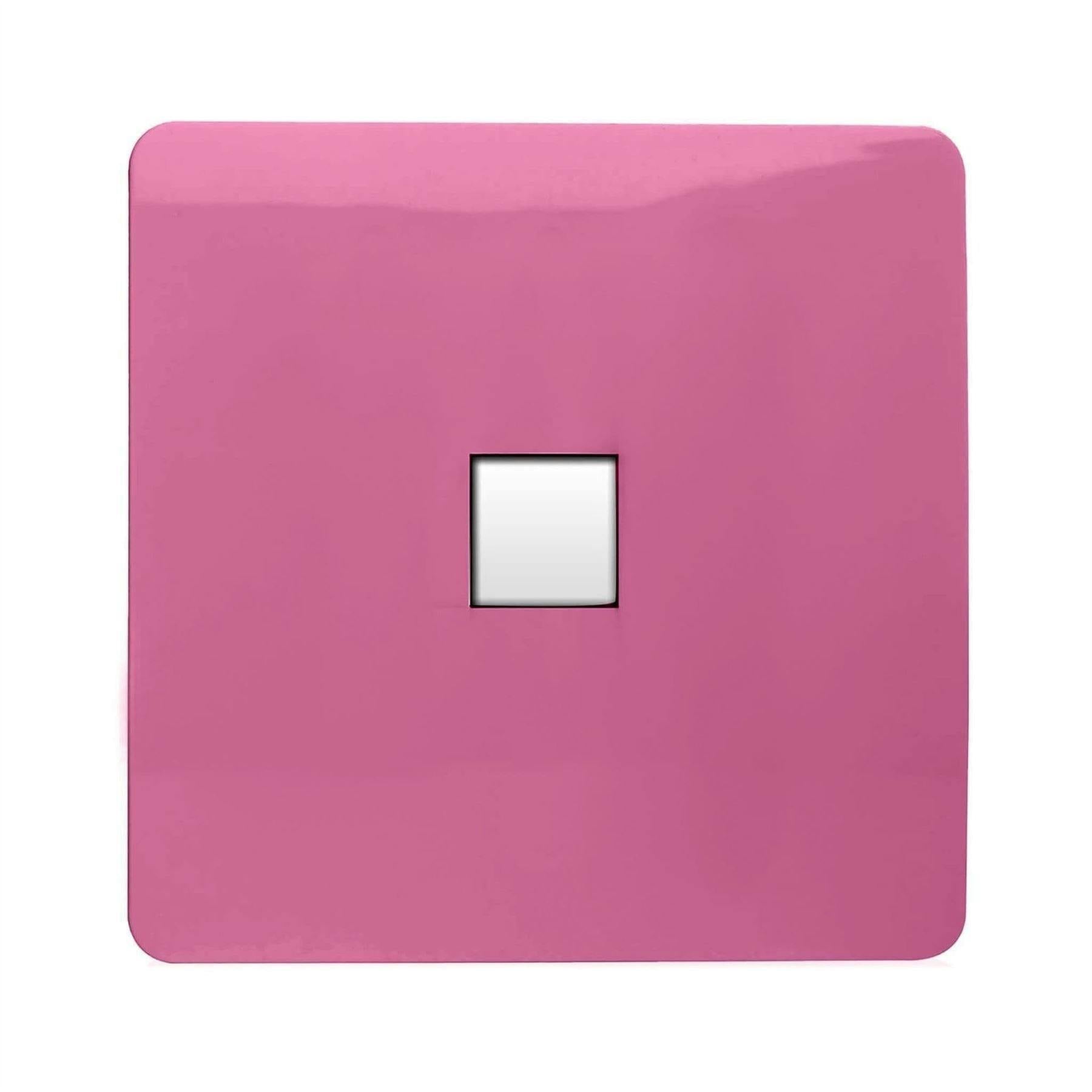 Trendi Switch - 1 Gang RJ45 Cat 6 Ethernet Socket - Pink - Image 4