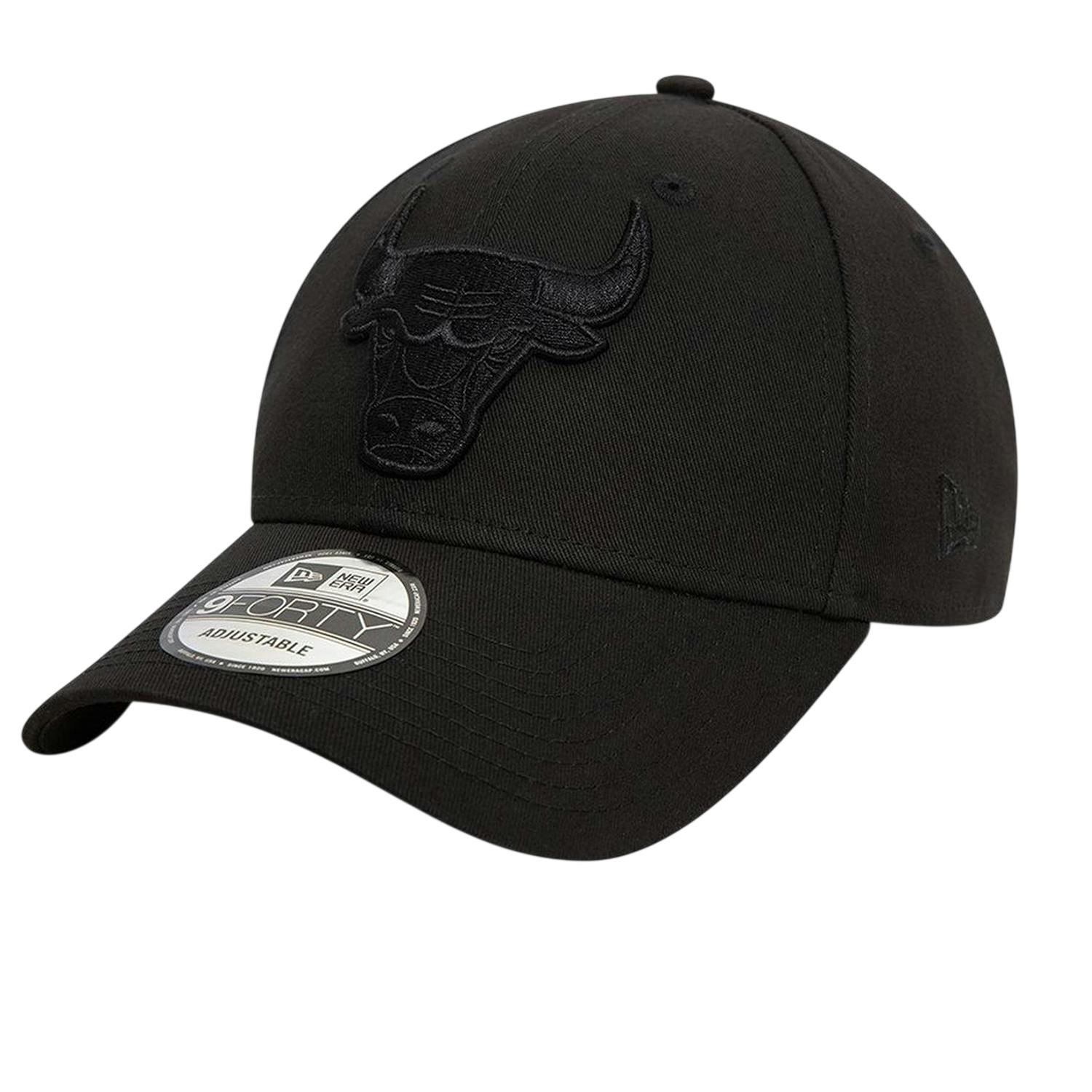 New Era Black 9Forty Chicago Bulls Baseball Cap - One Size - 100% Mixed