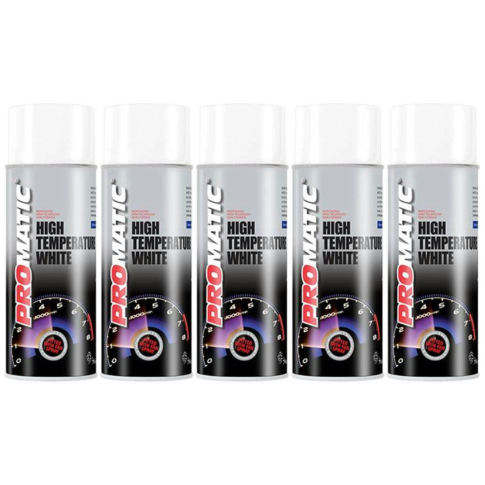 Promatic White High Temperature Aerosol Htw400 - 400Ml - Image 9