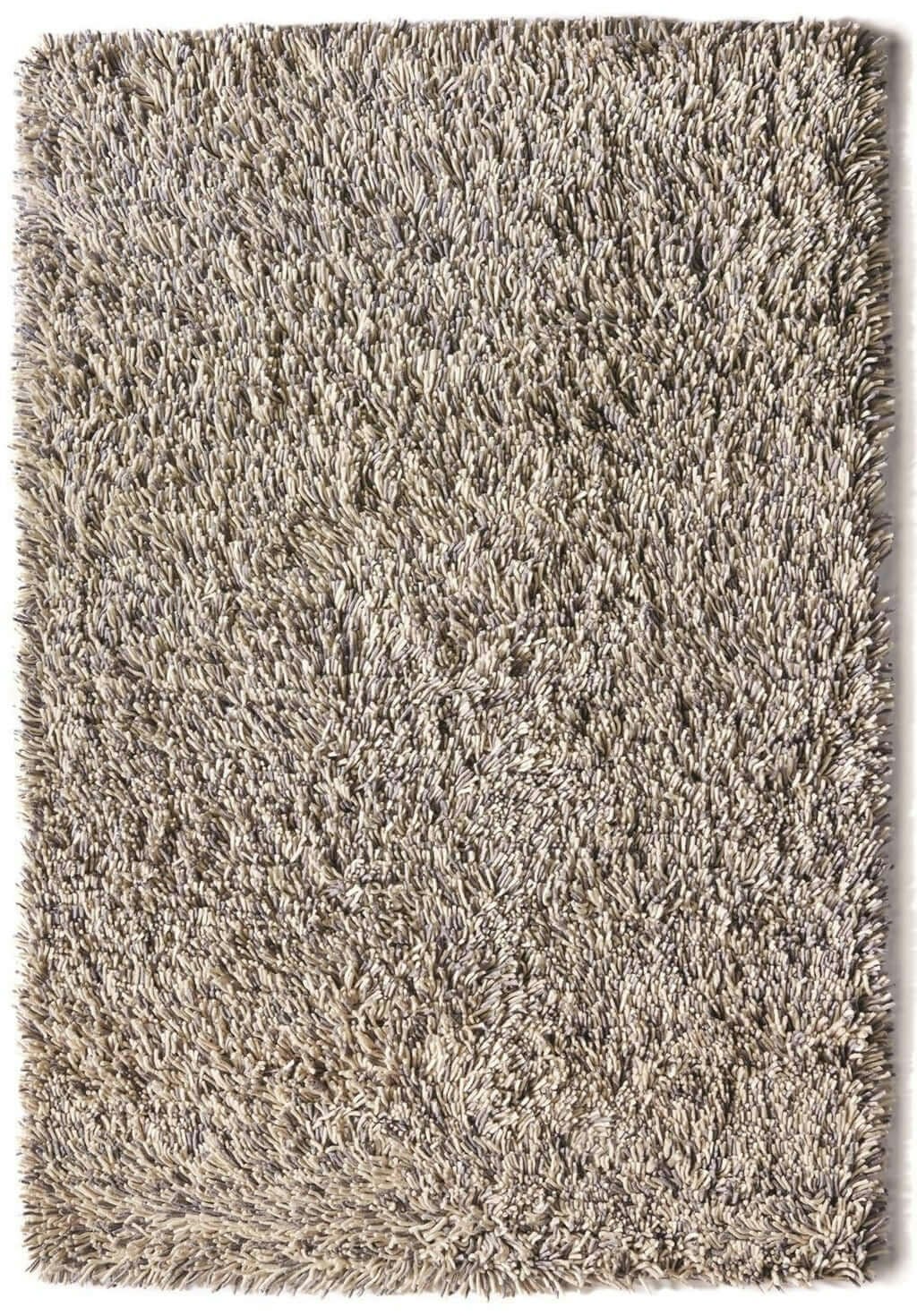 The Rugs Grey Imperial Mid Mix Shaggy Pile Wool Rug - 120X170 Cm