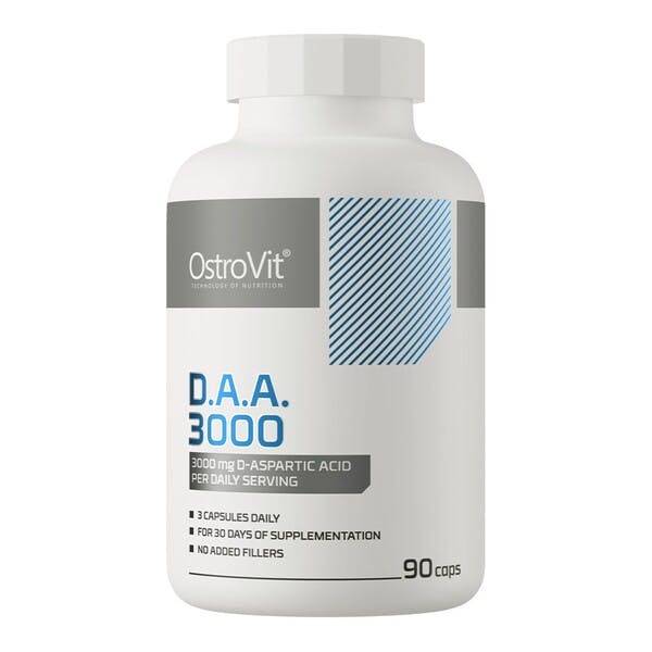 Ostrovit D.a.a. 3000 Mg – 90 Capsules, Pure D-Aspartic Acid Supplement - Image 3