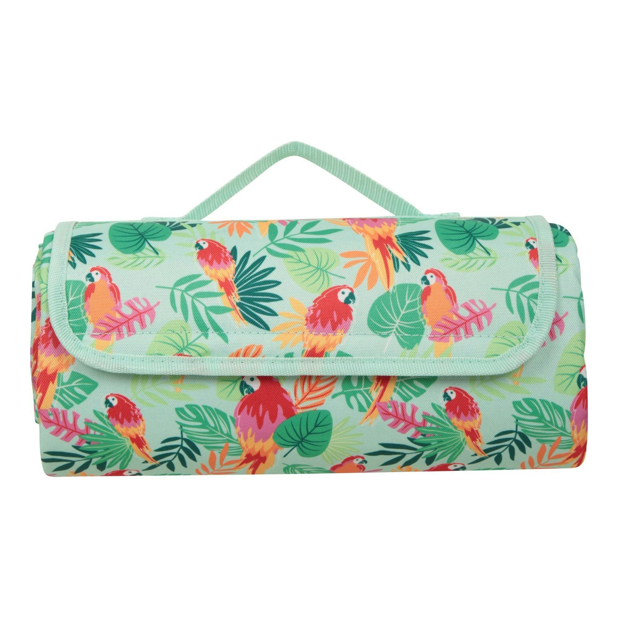 Mountain Warehouse Green Parrot Picnic Mat - One Size - 100% Mixed