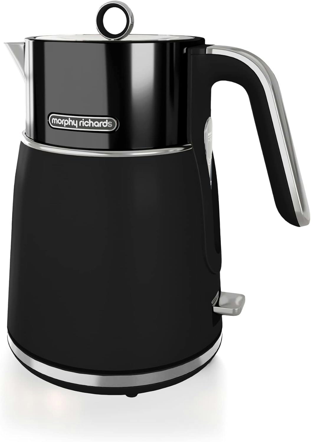 Morphy Richards Black Signature Matt Jug Kettle - 1.5L Capacity