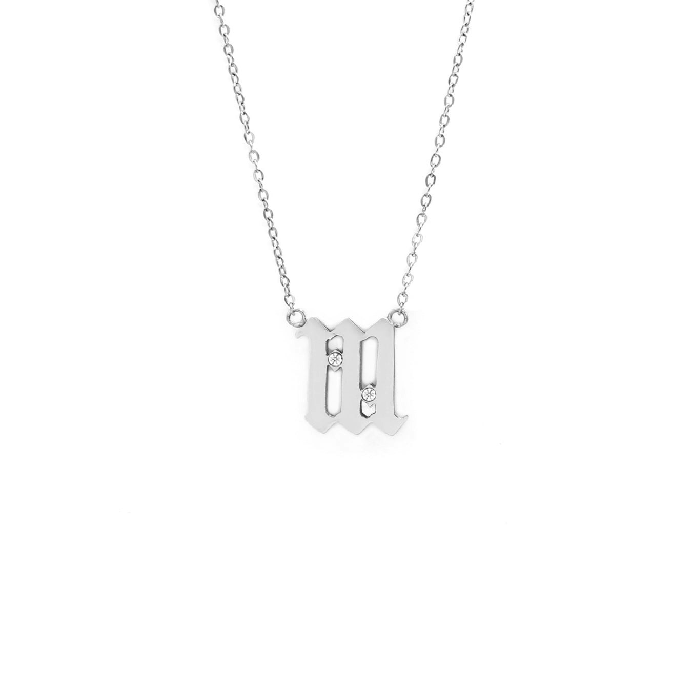 Say It With Silver Angel Number Necklace - 111