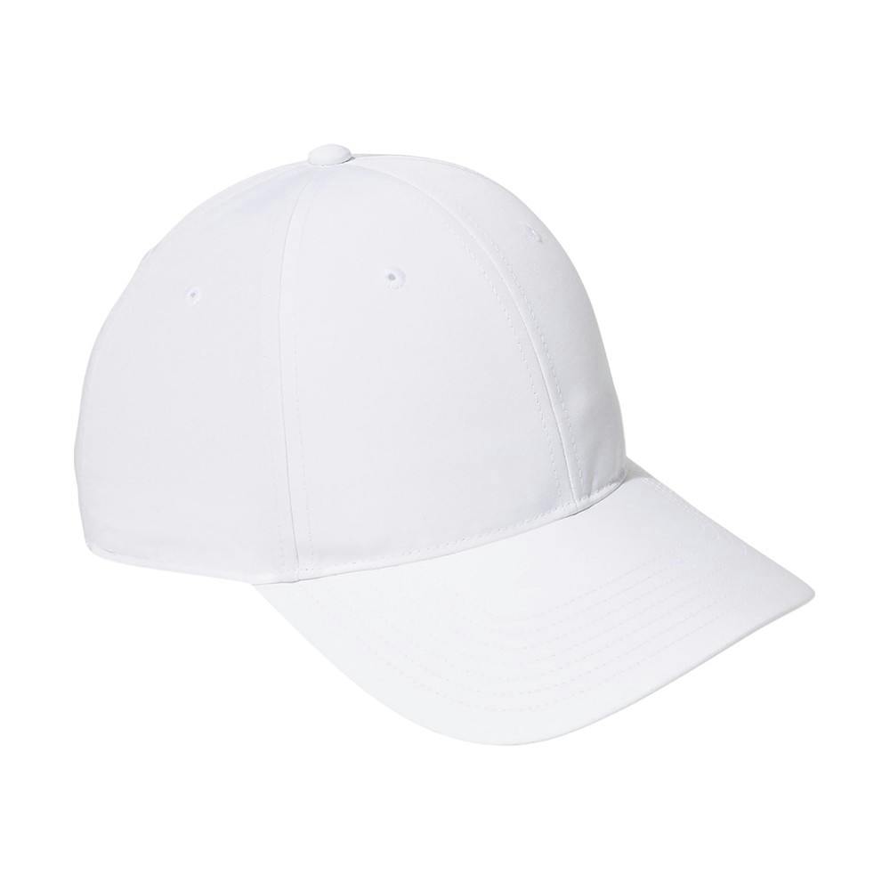 Adidas White 6 Panel Baseball Cap - One Size - 100% Recycled Polyester