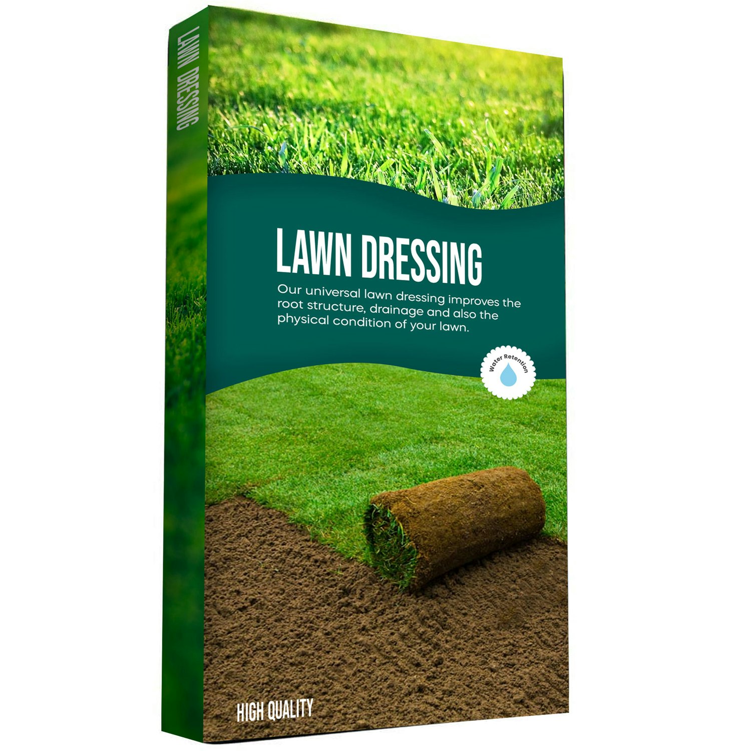 Rackhams Light 25 Litres Lawn & Turf Dressing Soil Designed To Create Lush Garden Lawn - 1 Bag (25 Litres)