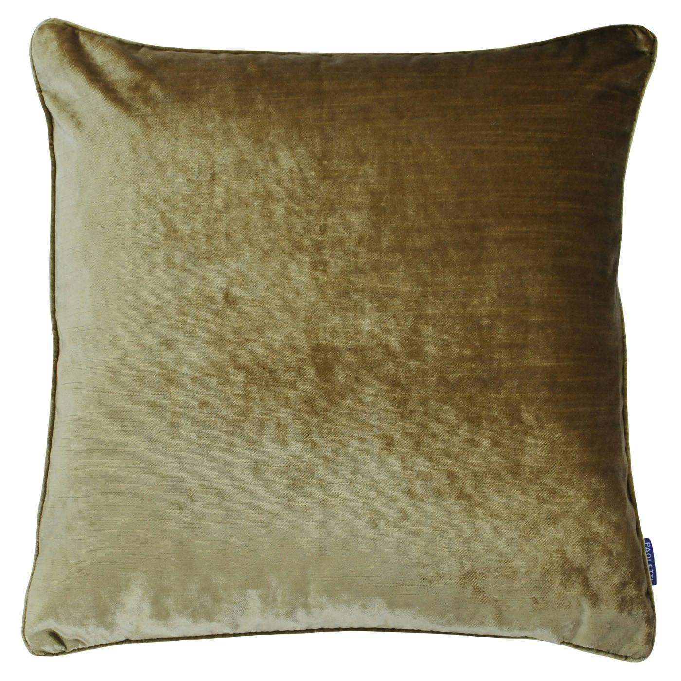 Riva Home Gold Luxe Velvet Cushion Cover - 55 X 55Cm - 100% Polyester