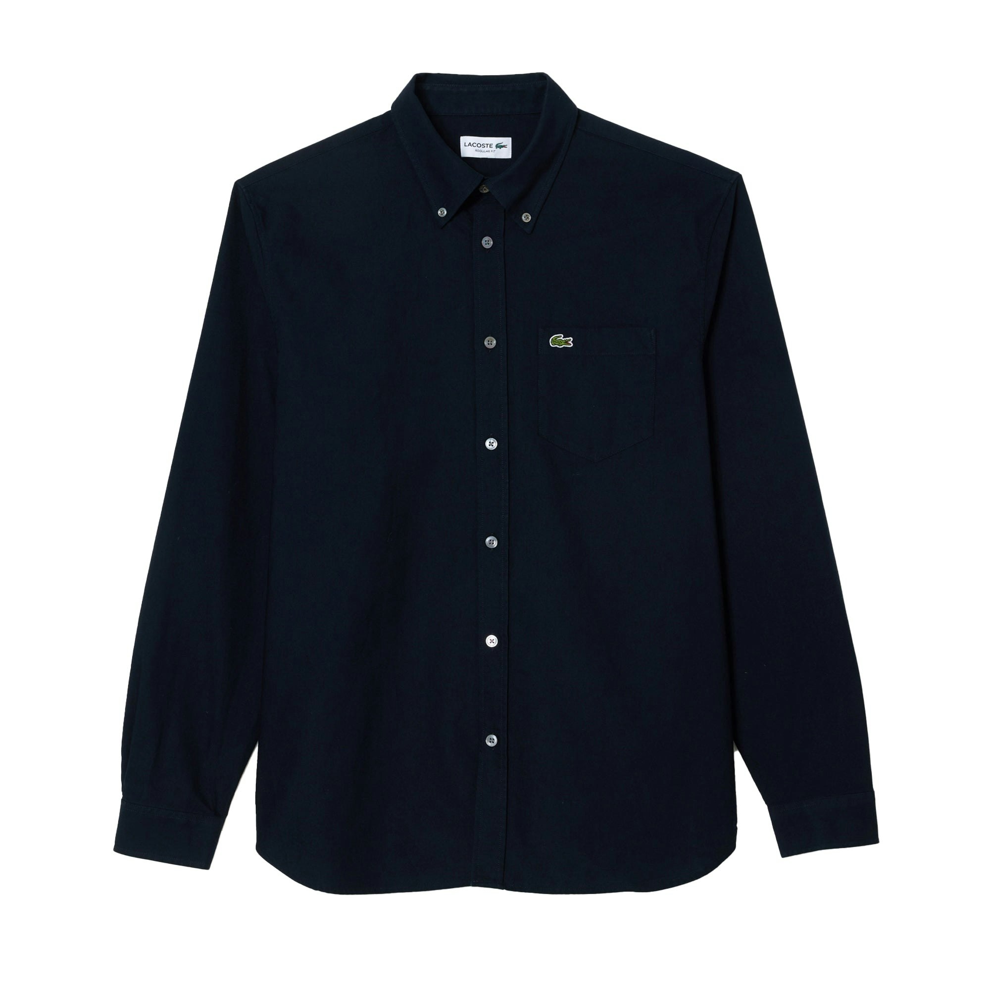 Lacoste Blue Regular Fit Oxford Shirt Navy - Medium