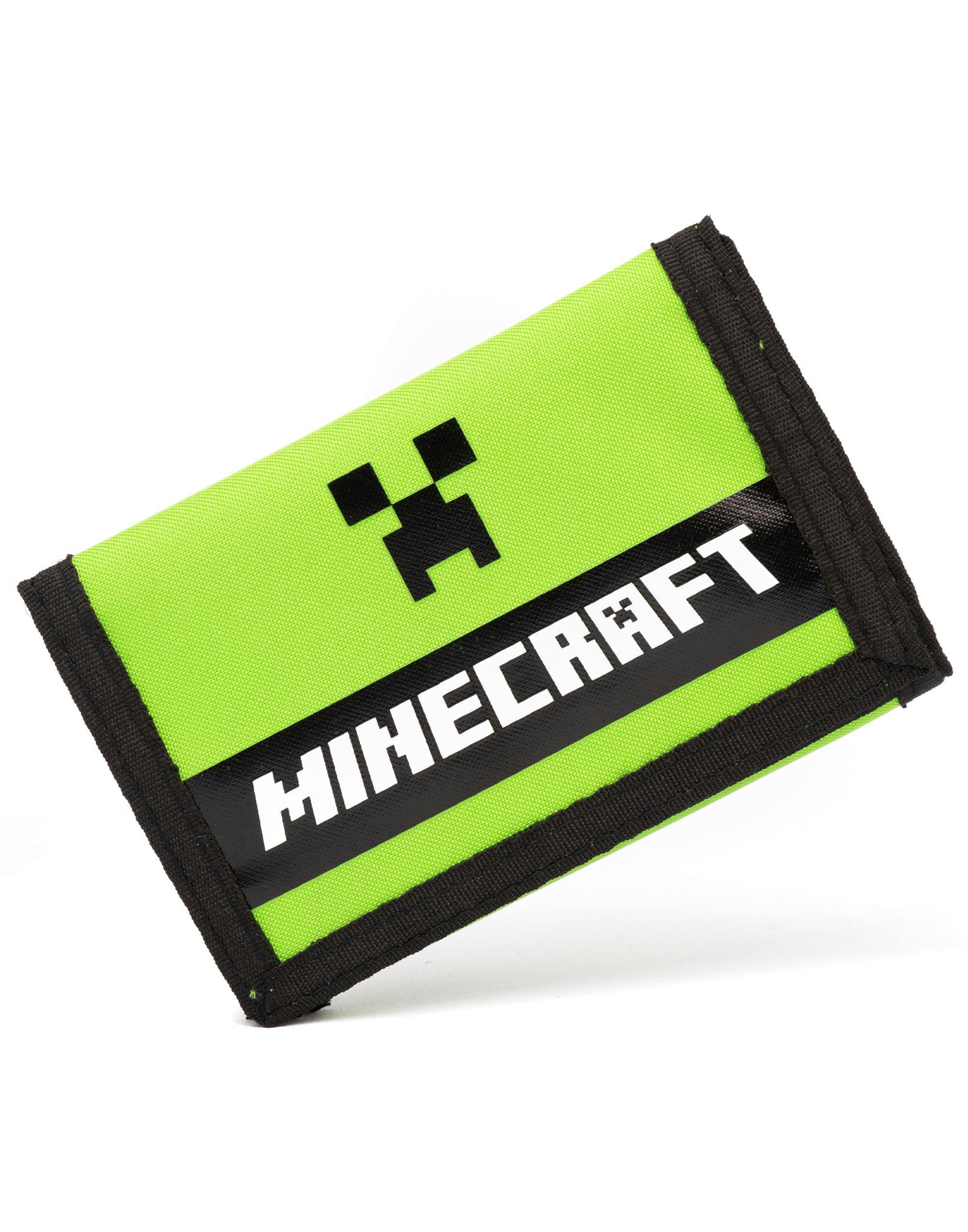 Vanilla Underground Boys Green Minecraft Creeper Velcro Wallet (One Size)