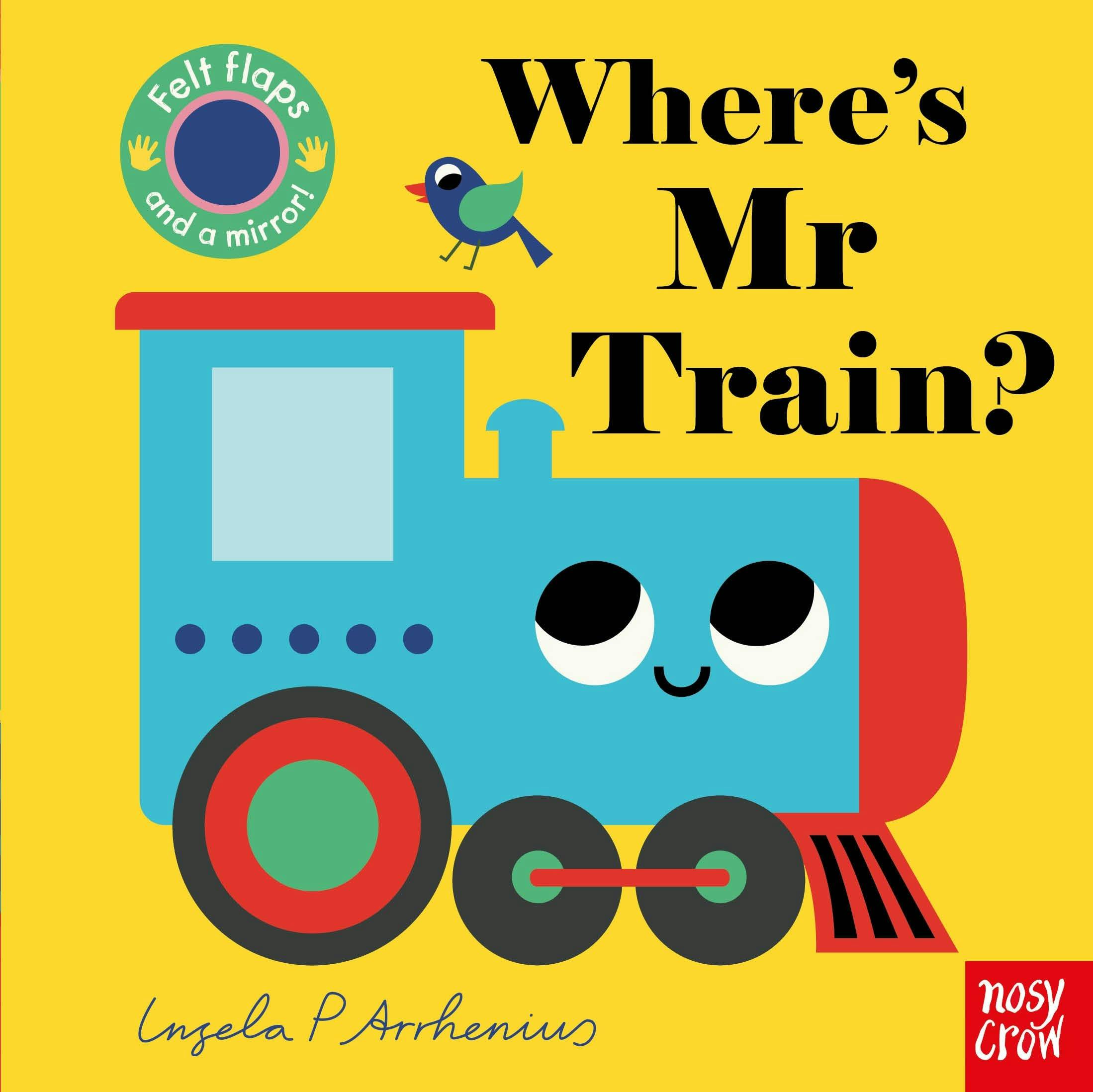 Where’s Mr Train? Felt Flaps & Mirror Board Book for Babies & Toddlers by Ingela - Image 10