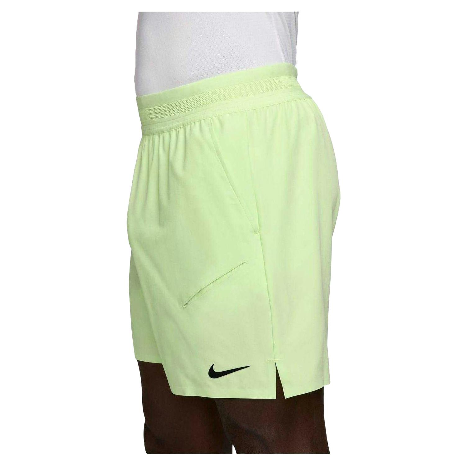 Nike Men's Green Slam Tennis Shorts - Xl - 89% Polyester/11% Elastane