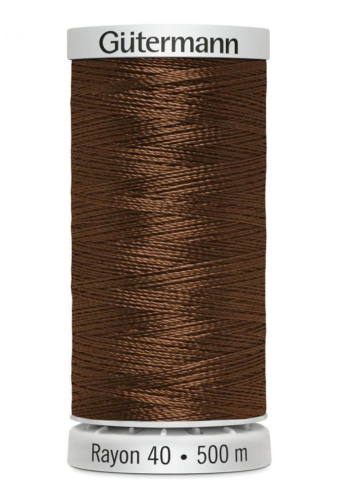 Gutermann No 40 Sulky Rayon Embroidery Thread 500M Rayon Thread Suitable For Embroidery - 1057 - 500 Metres
