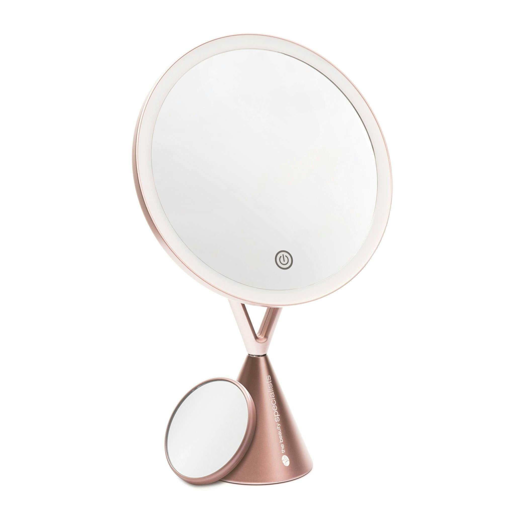 Rio Hd Illuminated Makeup Mirror With Compact Magnifying Mirror