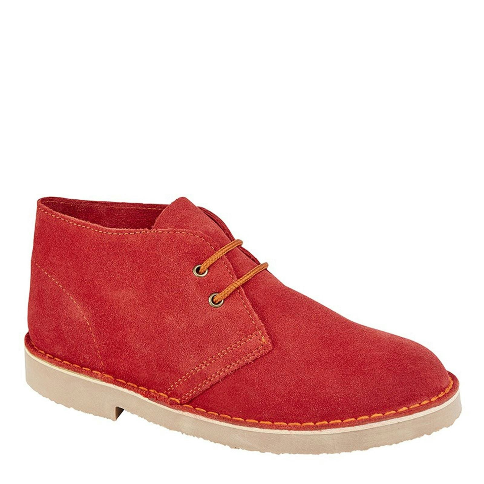 Roamers Men's Red M 467 Desert Boots - 12 Uk